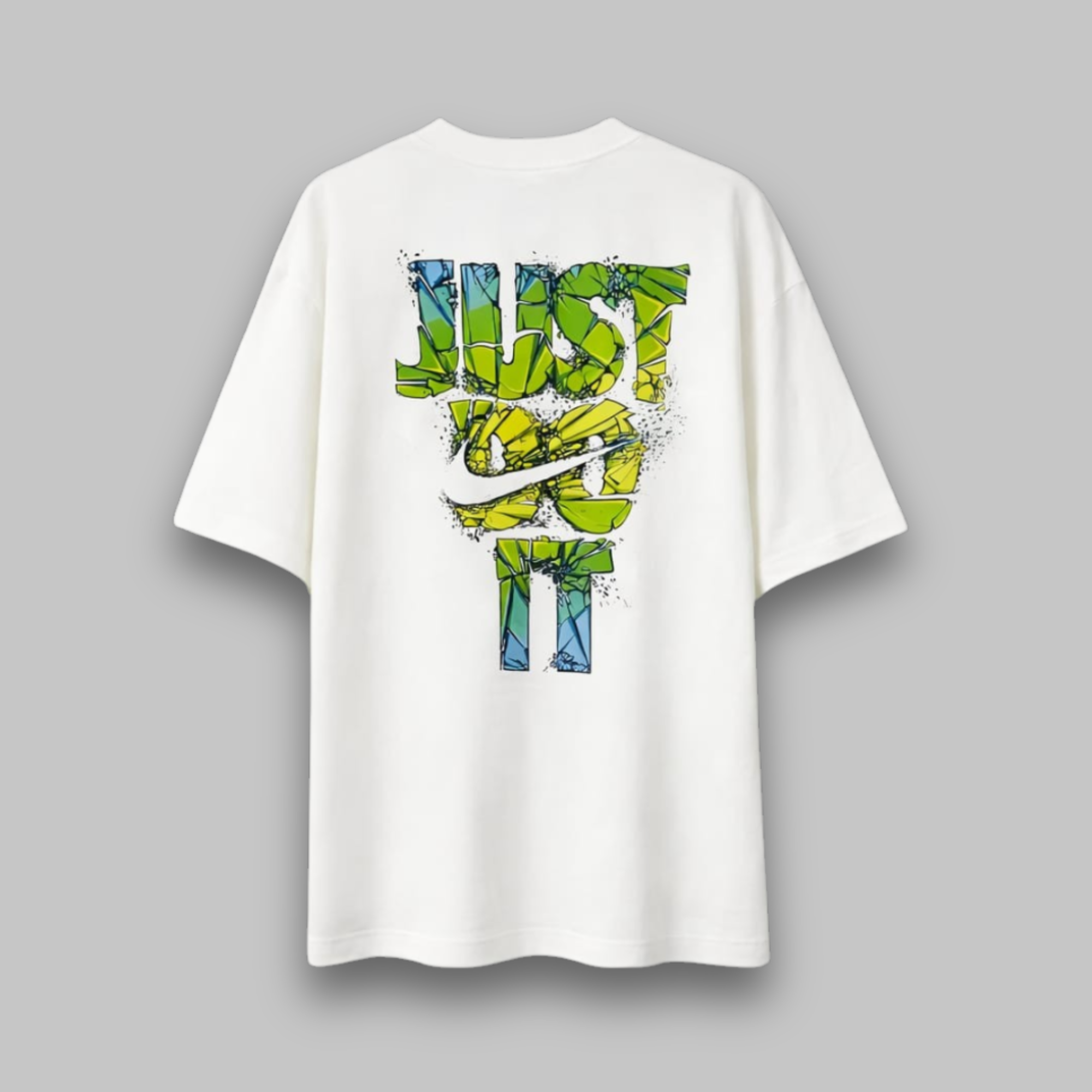 Camiseta Oversized Just Do It Preto