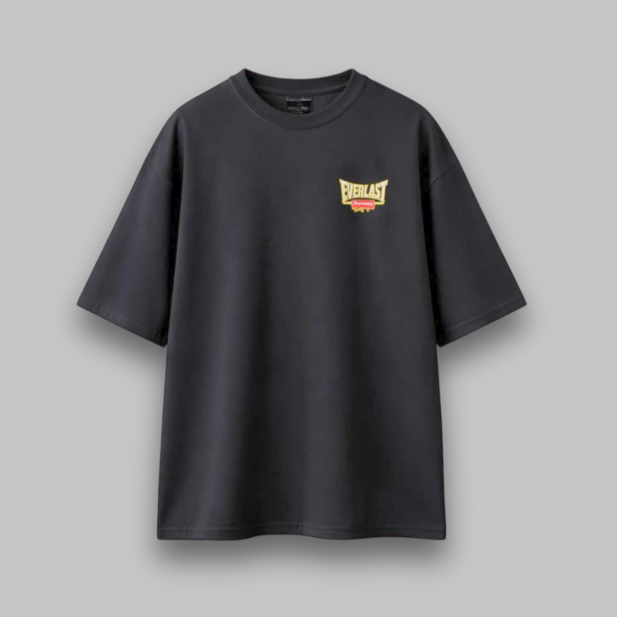 Camiseta Oversized Supreme/Overlast Preto