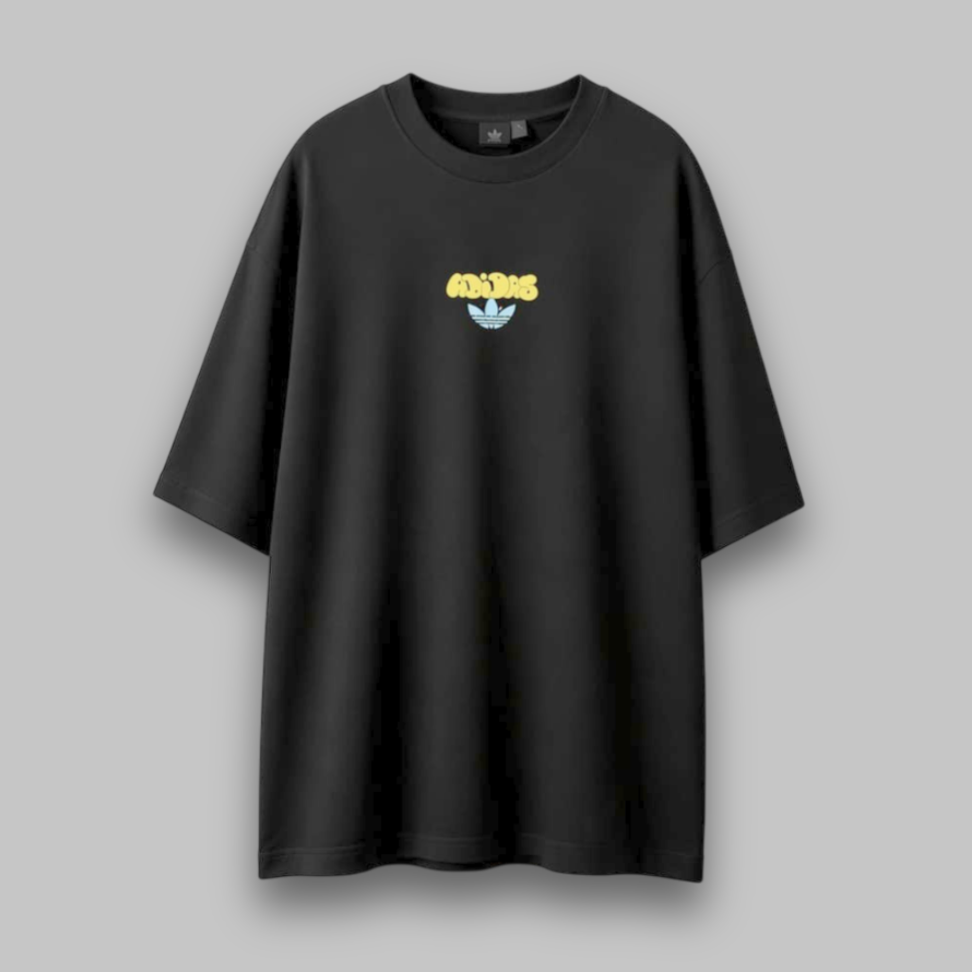 Camiseta Oversized  Adidas Preto