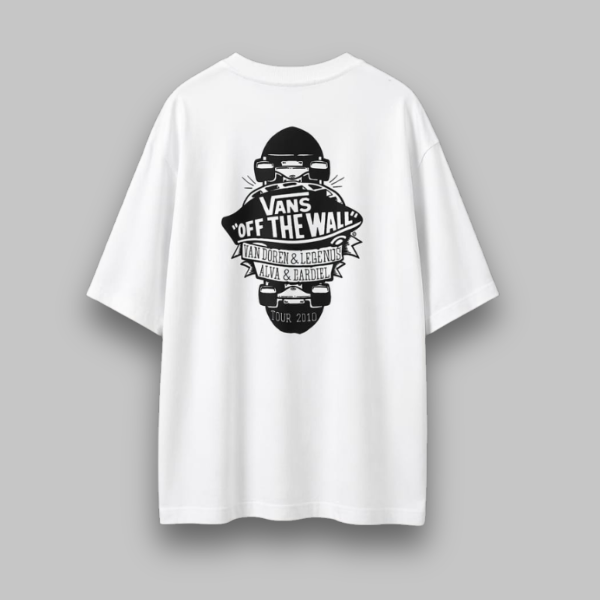 Camiseta Oversized Vans Skate Branco