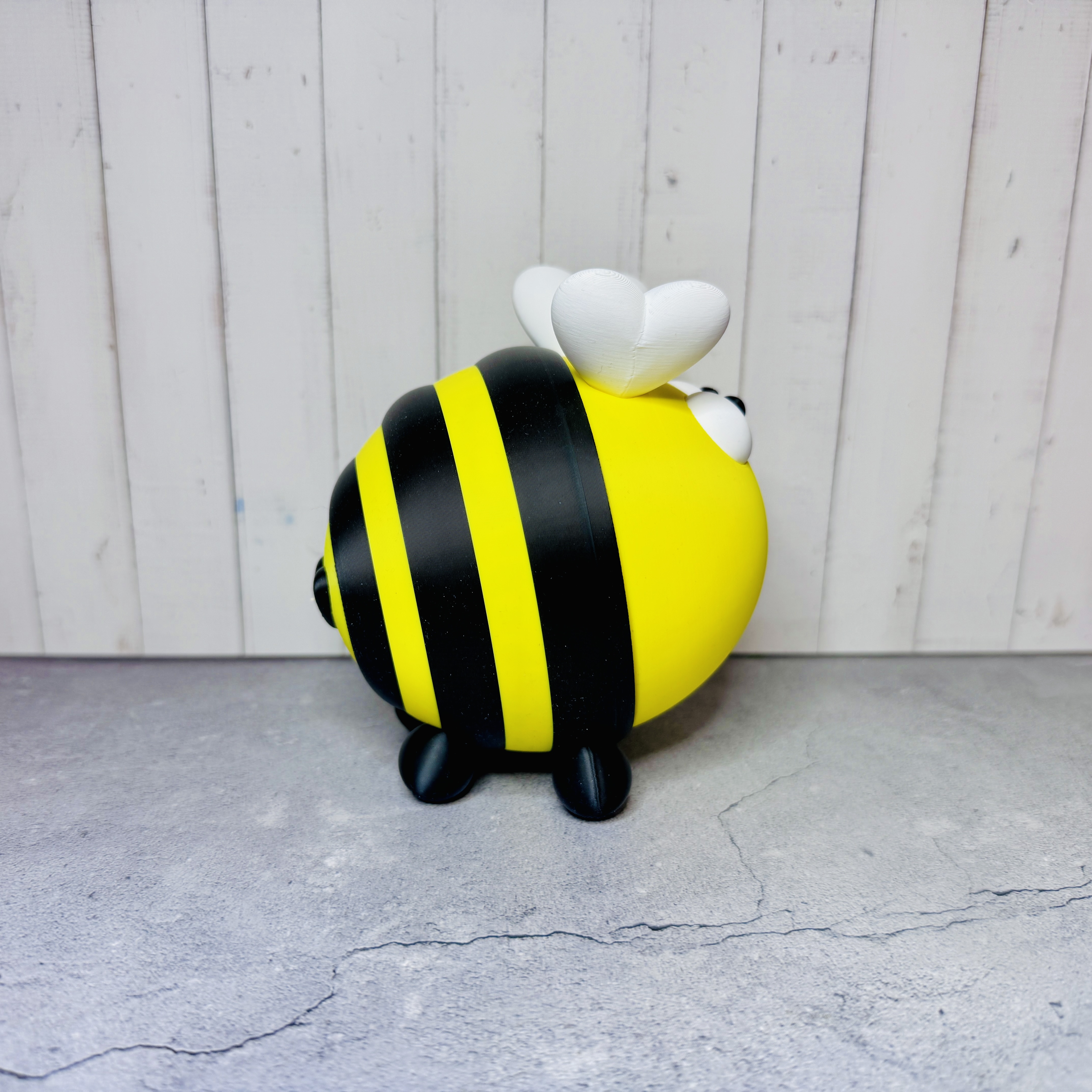 Zahnstocher Spender Hummel Biene “Horstie" - 3D gedruckt - auch was für Fußballfans schwarz-gelb