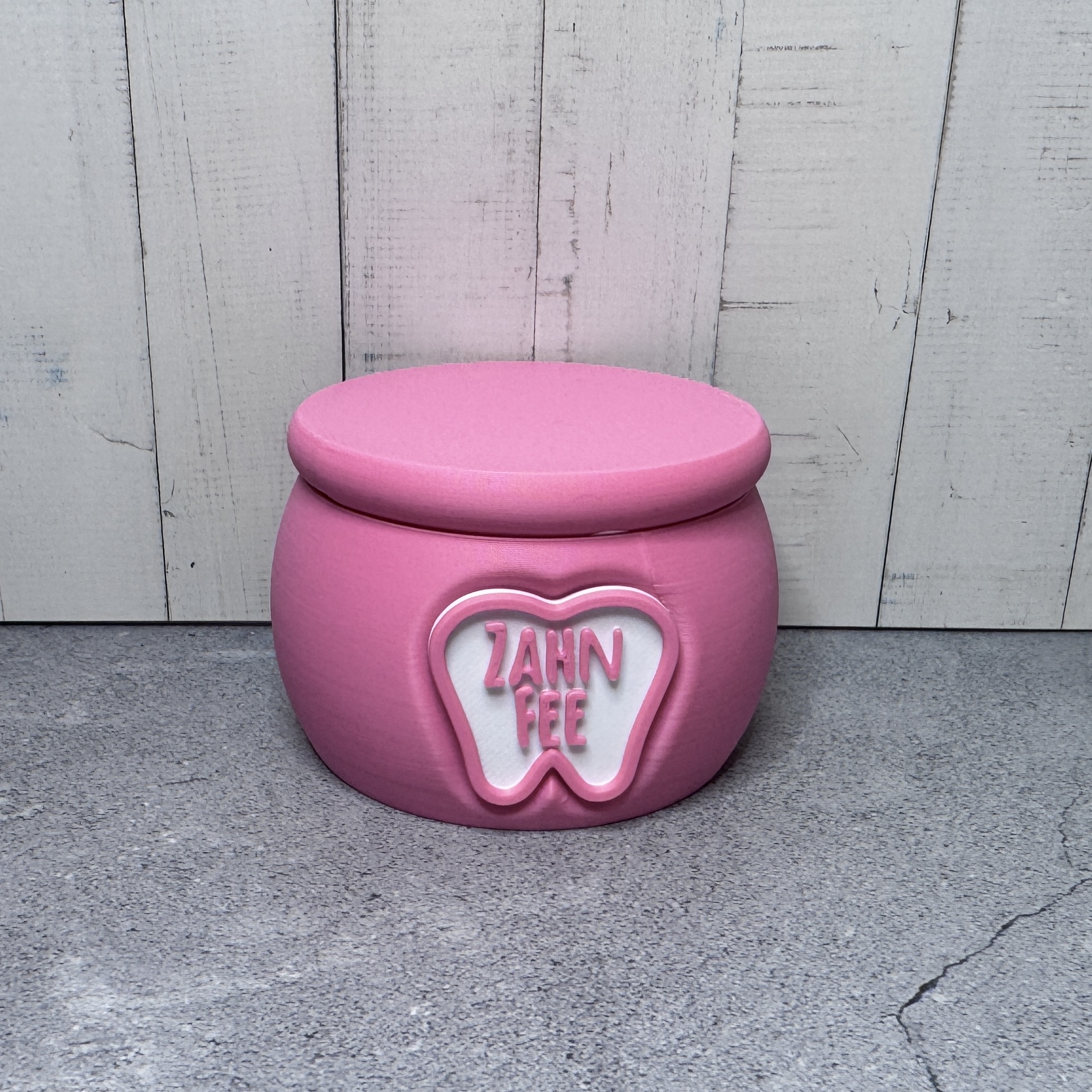 Milchzahndose "Zahnfee" für deine besonderen Erinnerungen in rosa 