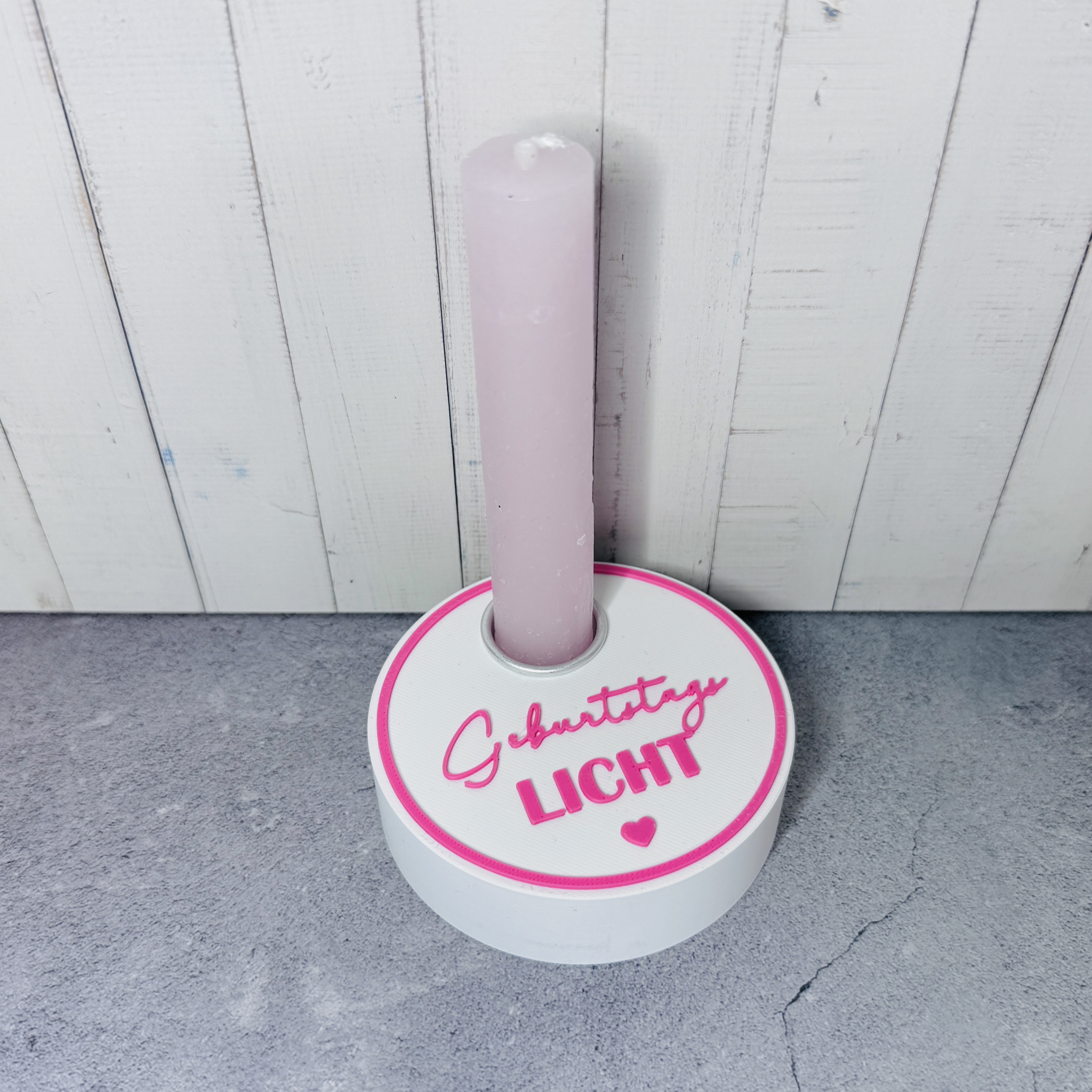 Geschenkidee zum Geburtstag - Geburtstagslicht