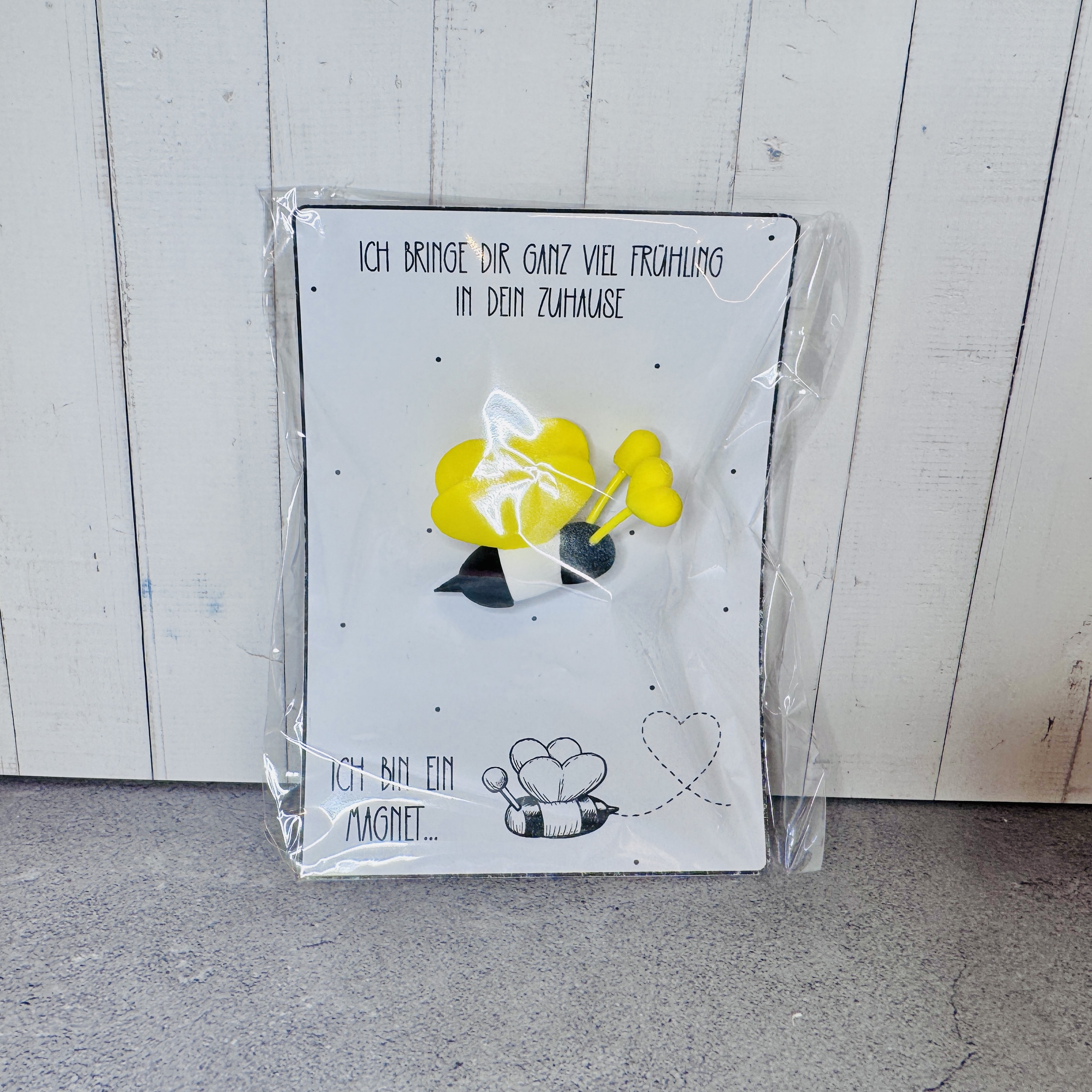 Magnete-Stets mit Karte: Ich hab dich schnecklich lieb! • Ich bring dir ganz viel Glück nach Hause  • Ein Schutzengel mit ganz viel Liebe • 