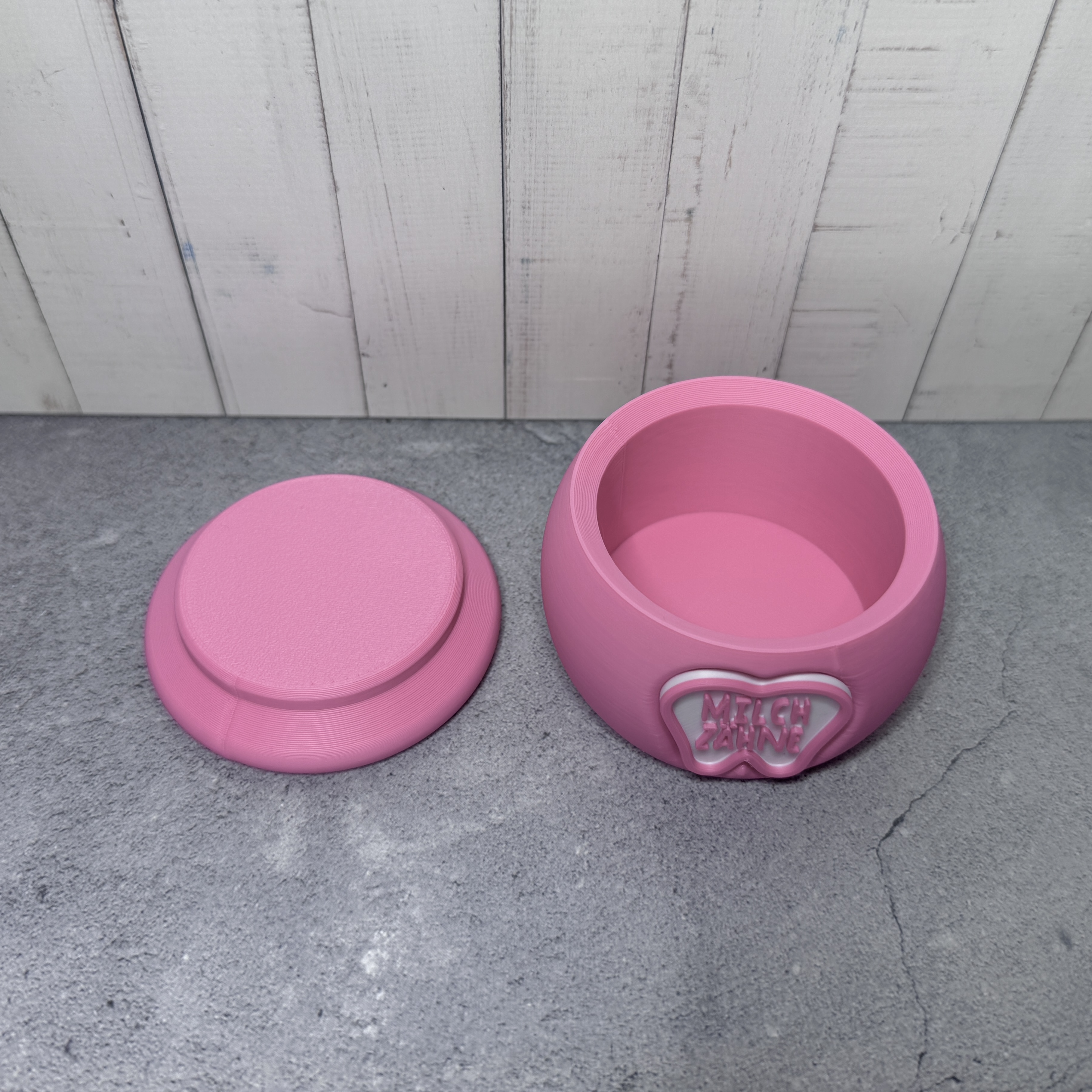 Milchzahndose "Zahnfee" für deine besonderen Erinnerungen in rosa 