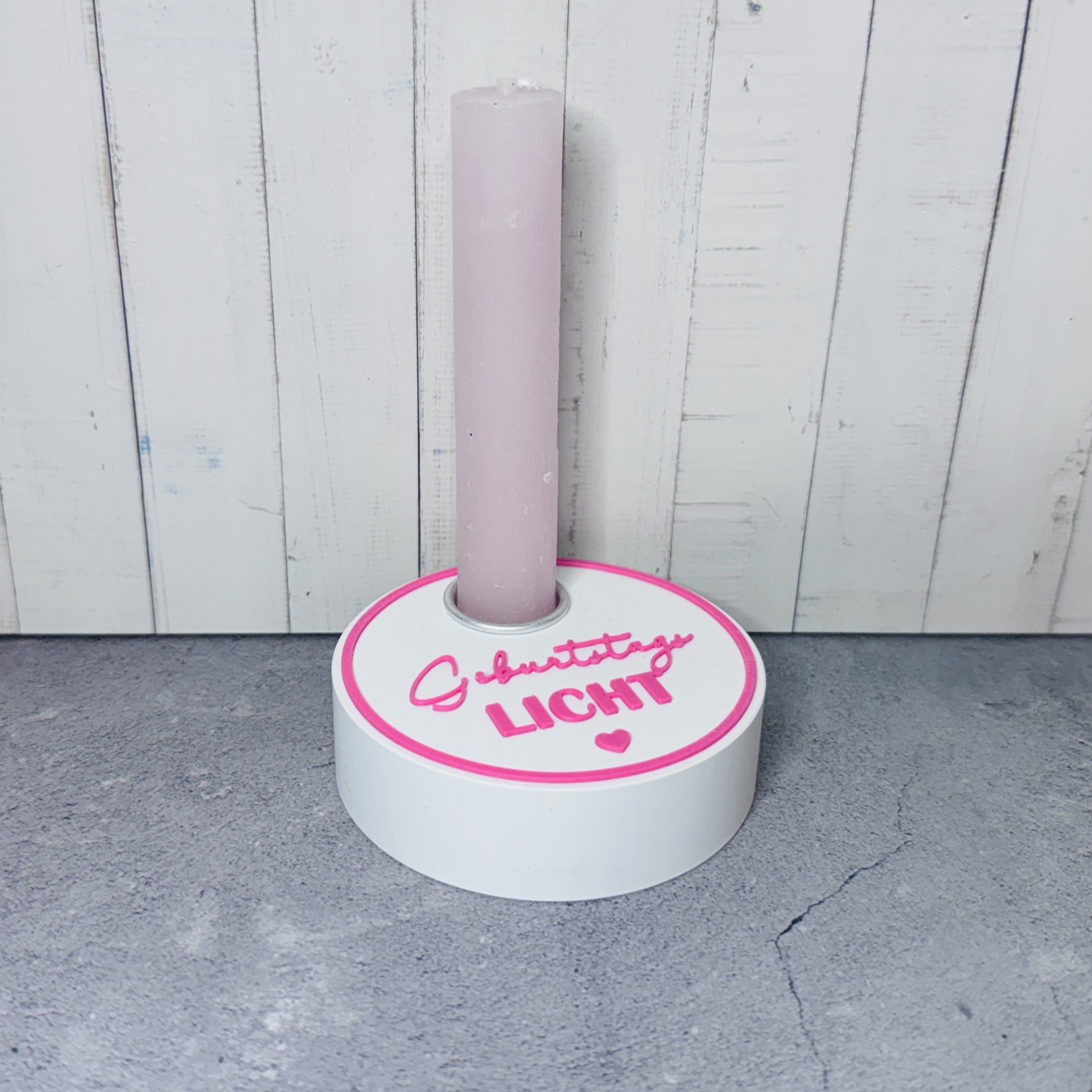 Geschenkidee zum Geburtstag - Geburtstagslicht