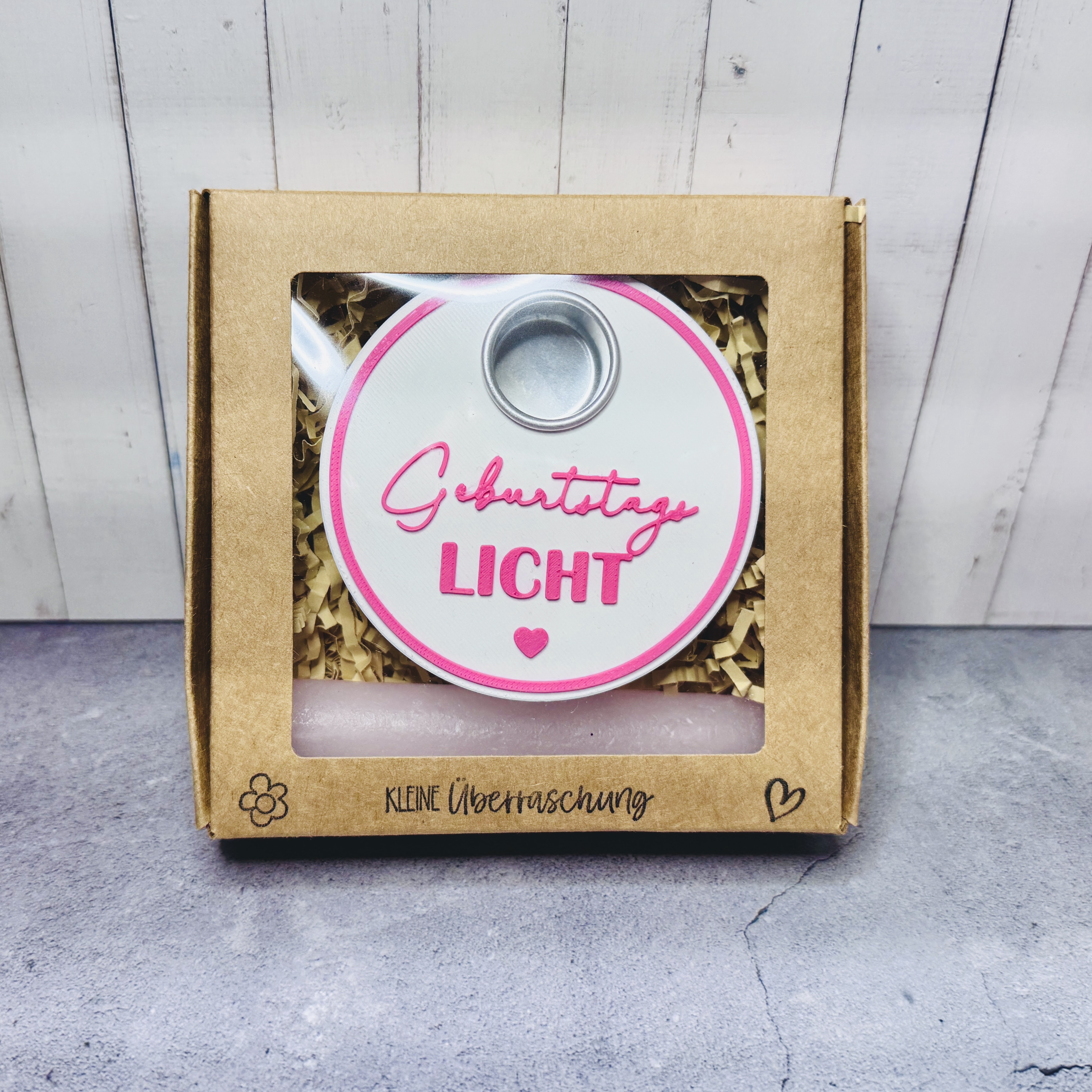 Geschenkidee zum Geburtstag - Geburtstagslicht