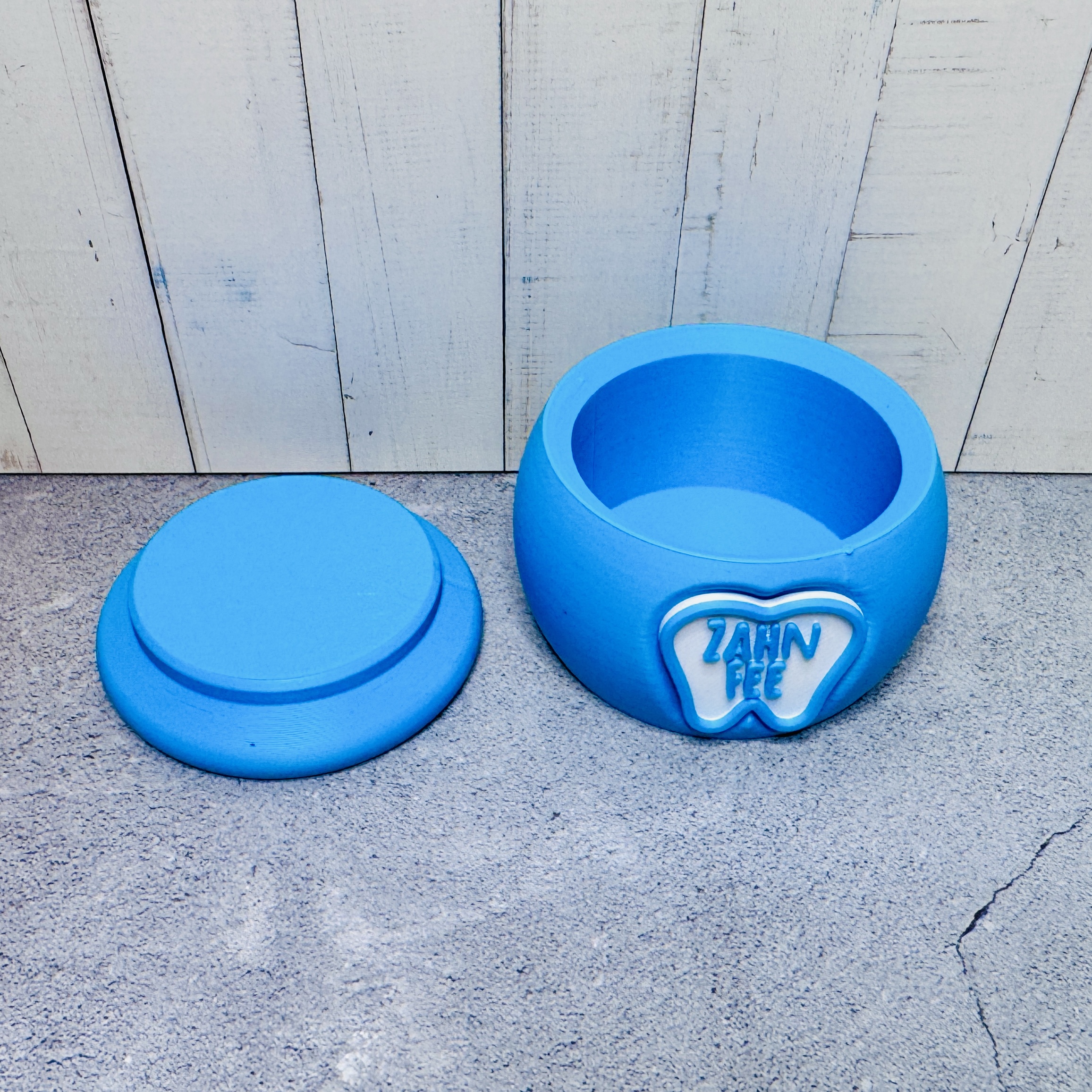 Milchzahndose für deine besonderen Erinnerungen in blau