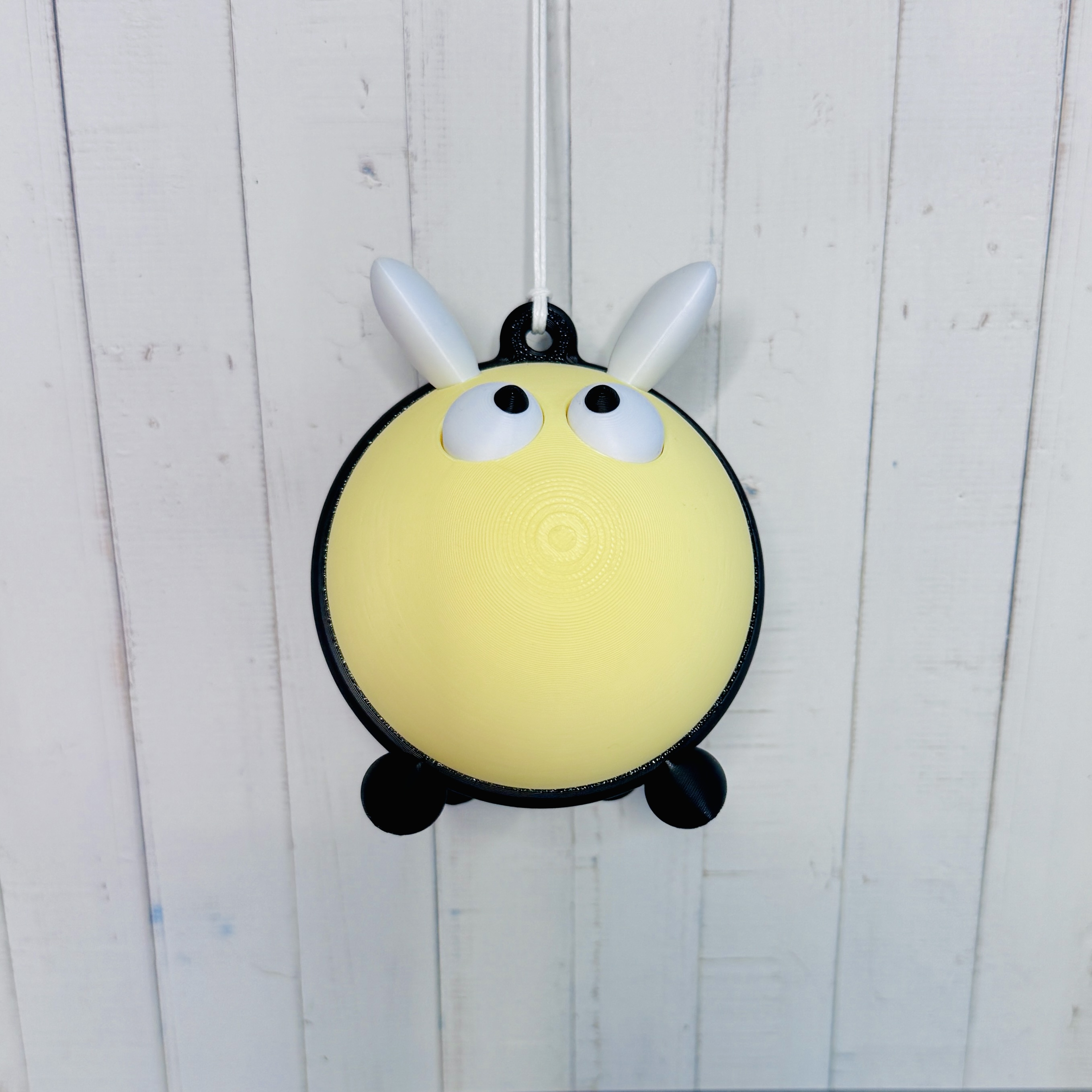 Der große „Horstie“ – die lustige Hummel in gelb-schwarz als Anhänger für Ihr liebevolles Zuhause - Indoor