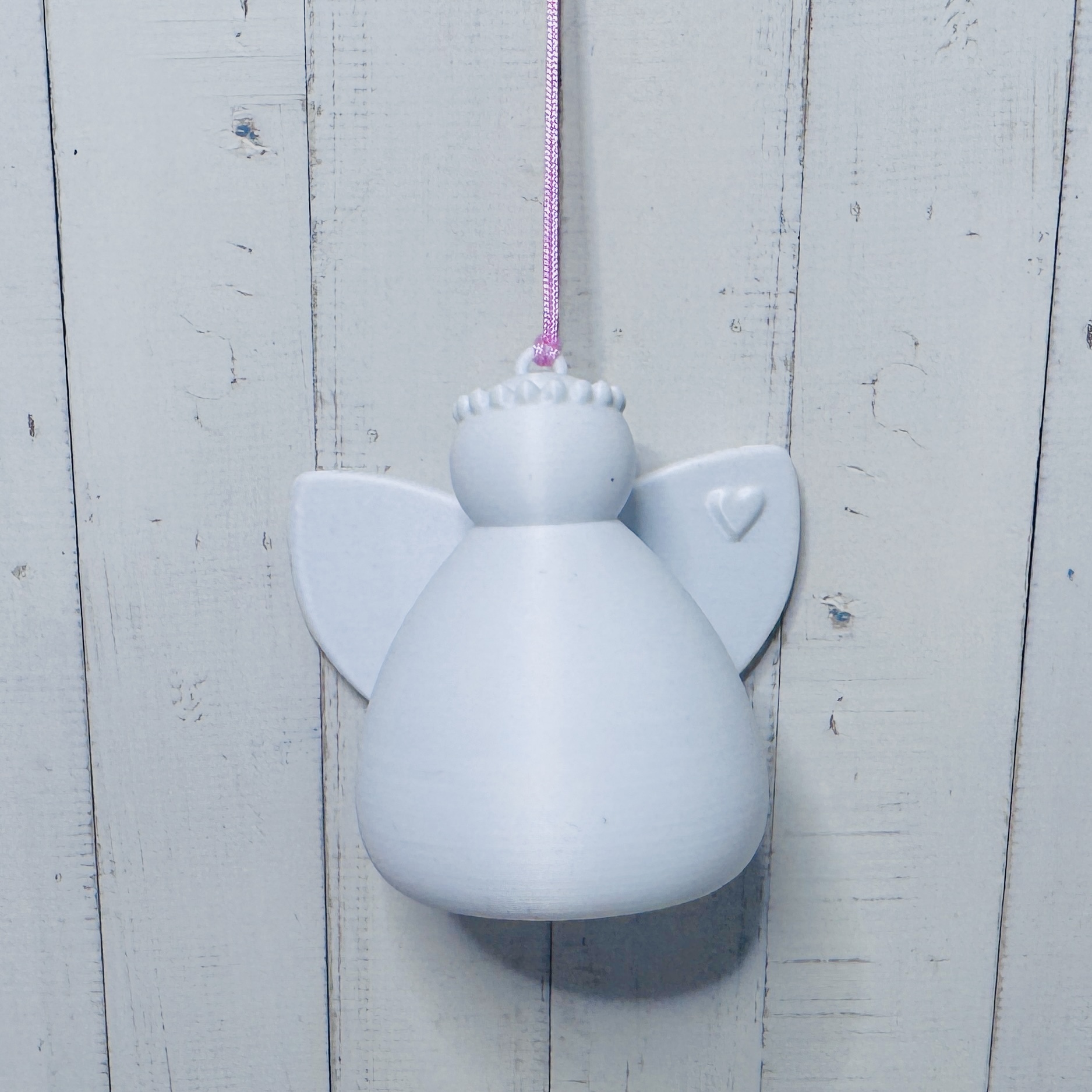   Paulinchen Engel Anhänger in rosa oder weiß mit Aufhängeöse | Weihnachten | Advent | Tannenbaum | Deko