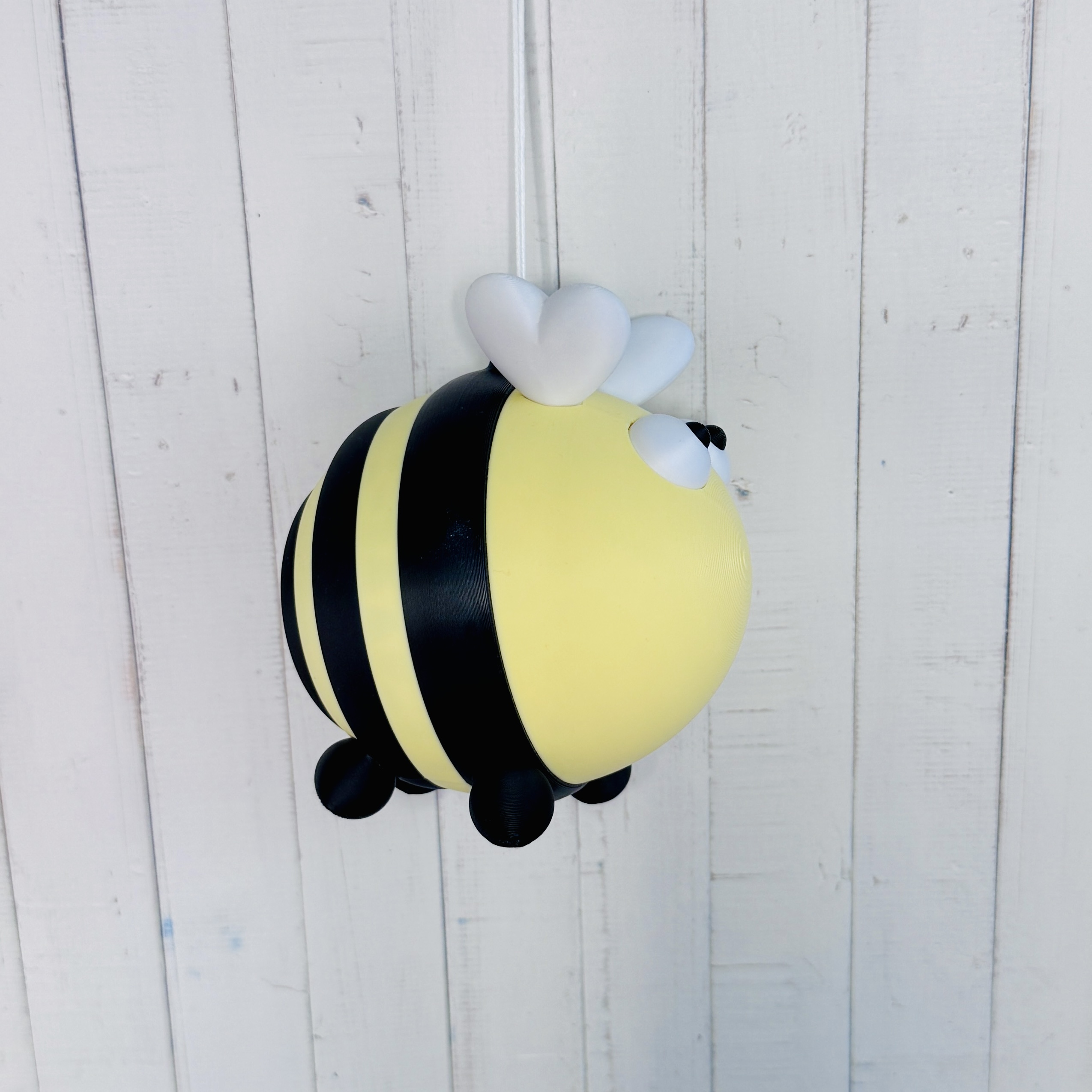 Der kleine „Horstie“ – die lustige Hummel in gelb-schwarz als Anhänger für Ihr liebevolles Zuhause - Indoor