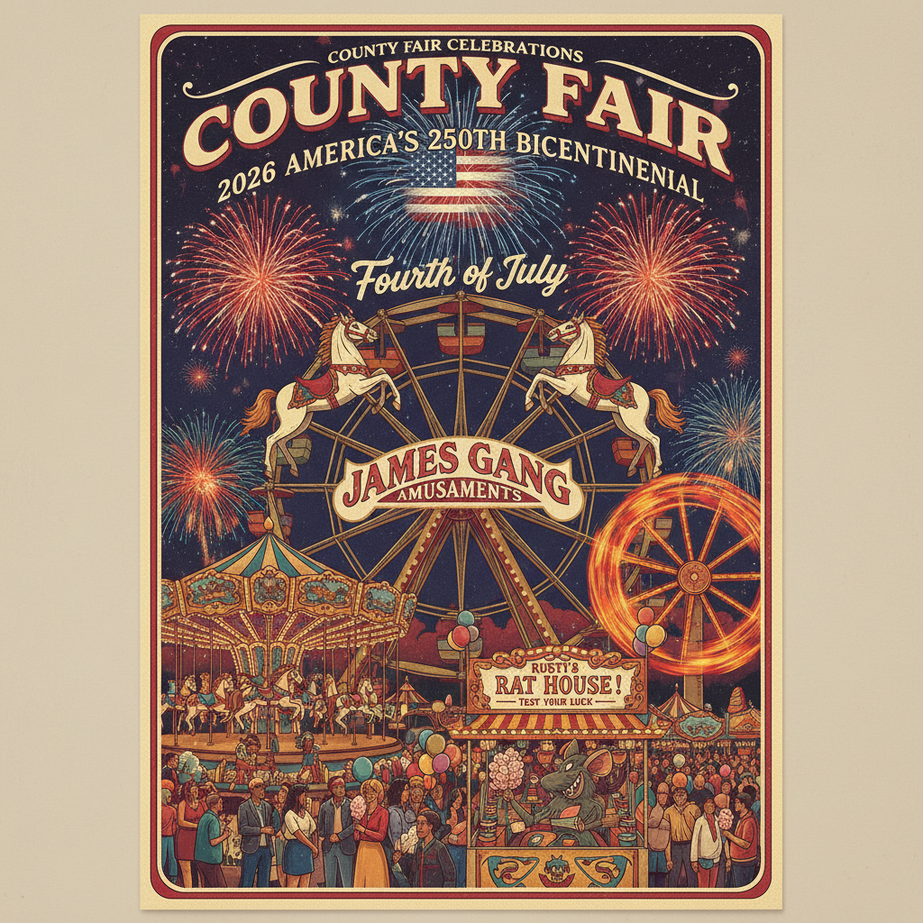 County Fair Celebration Poster 2026