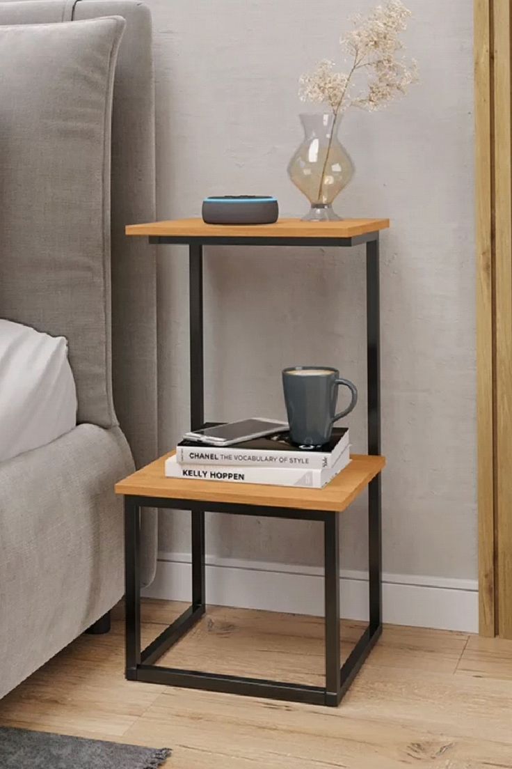 Mesa de Cabeceira Industrial