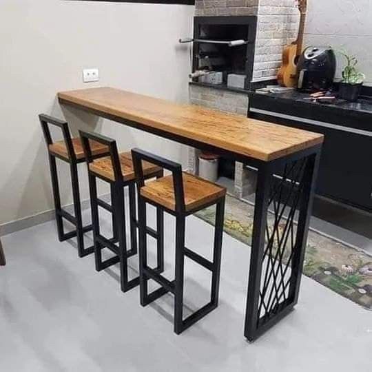 Conjunto Mesa Bistrô com 3 Banquetas