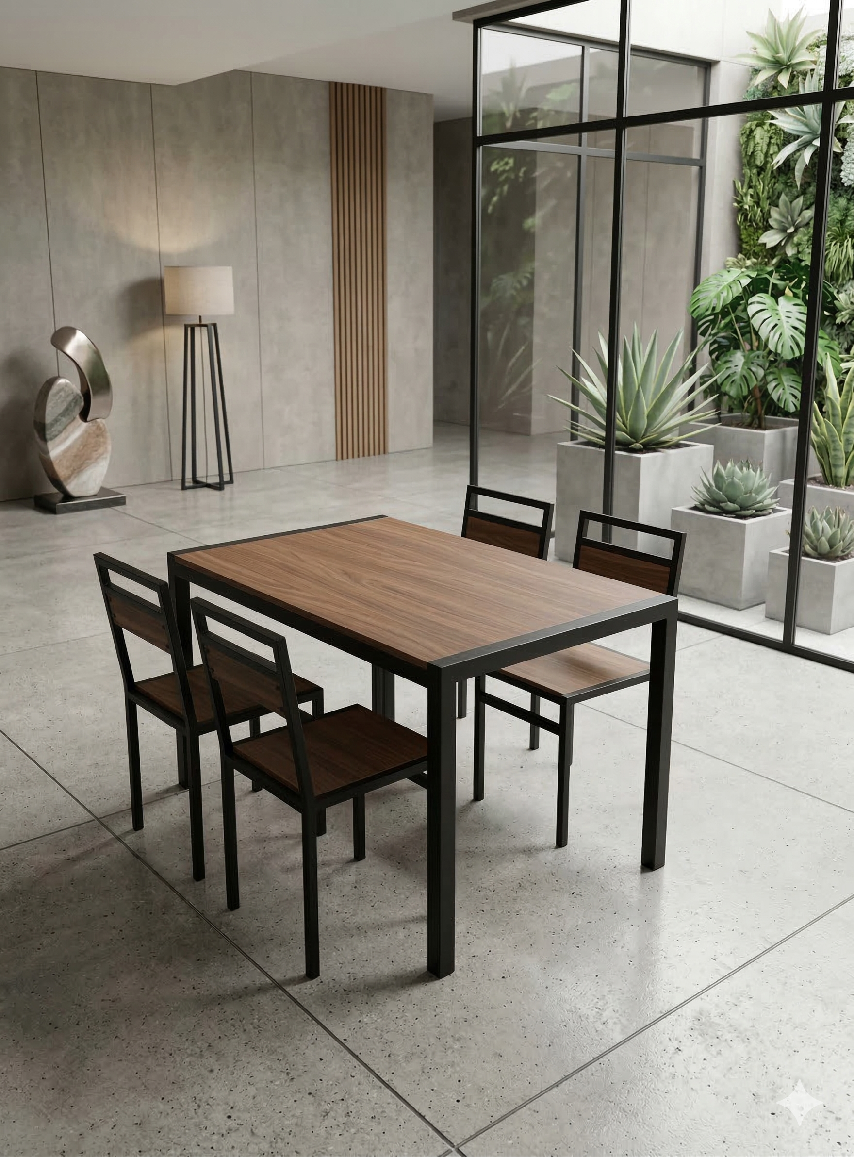 Conjunto Mesa de Jantar 4 Cadeiras