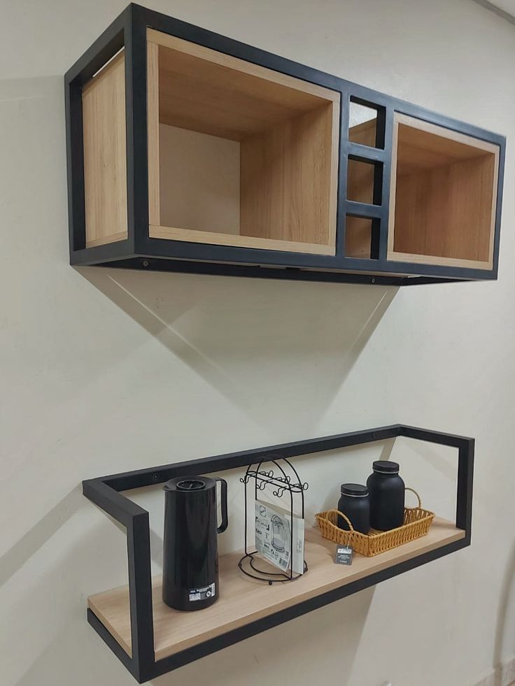 Prateleira e Armário de Parede Moderno