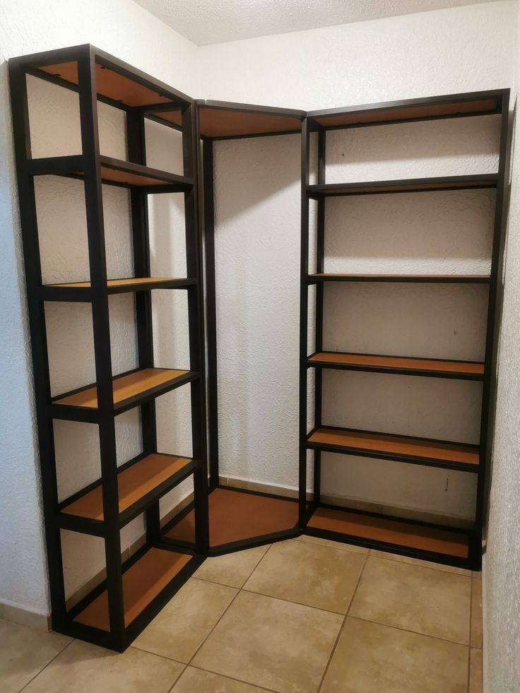 Estante de canto industrial