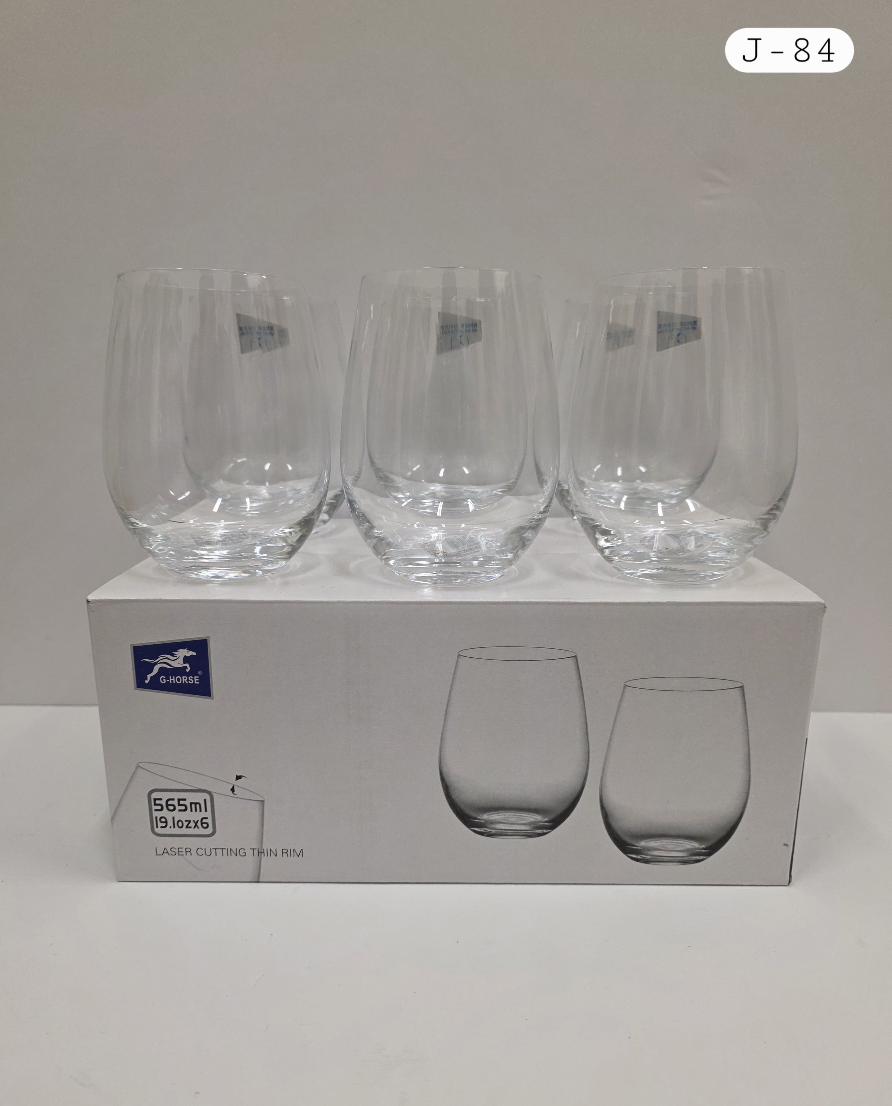 6 Piece Glass Cups