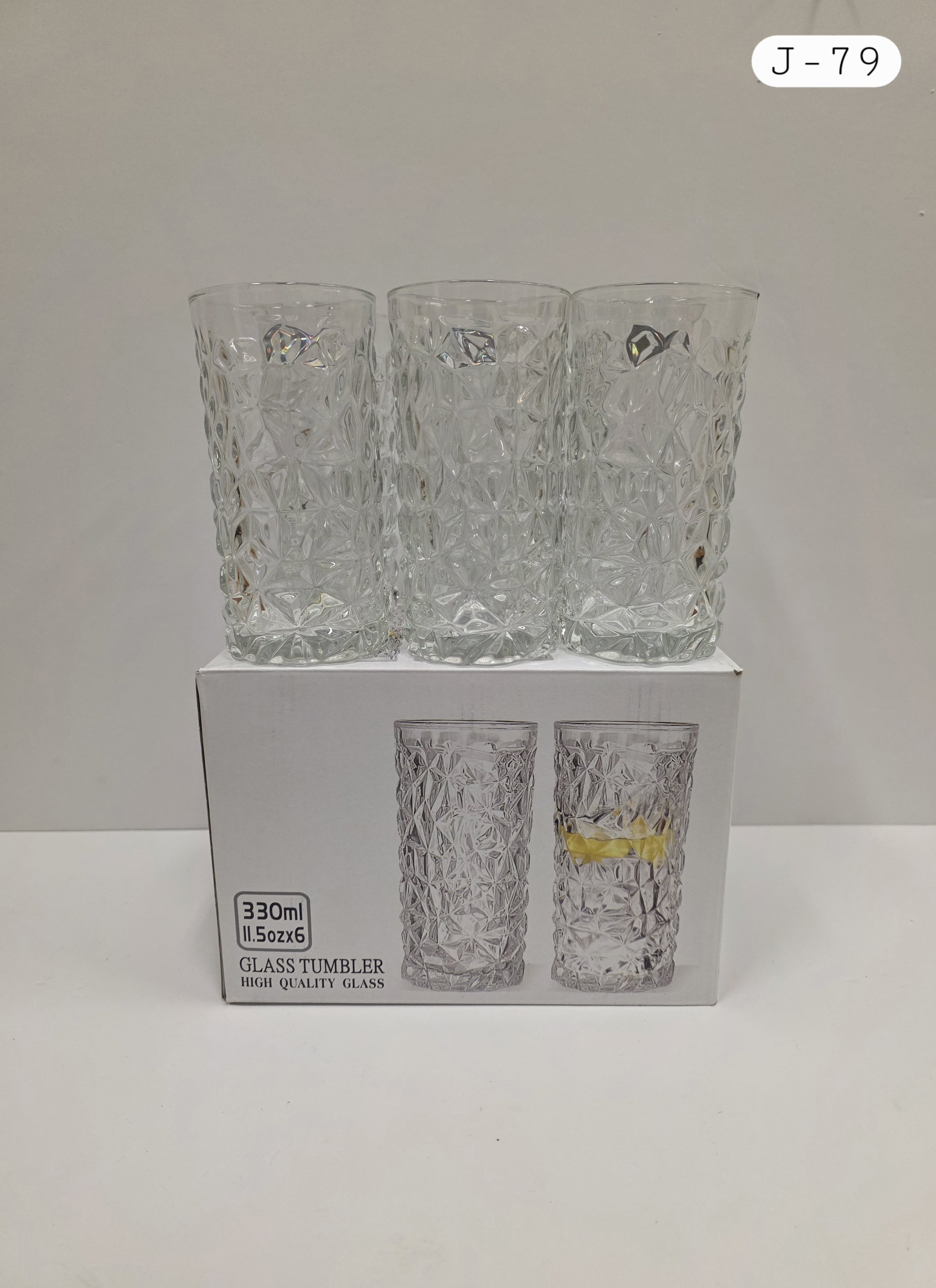 6 Piece Glass Cups