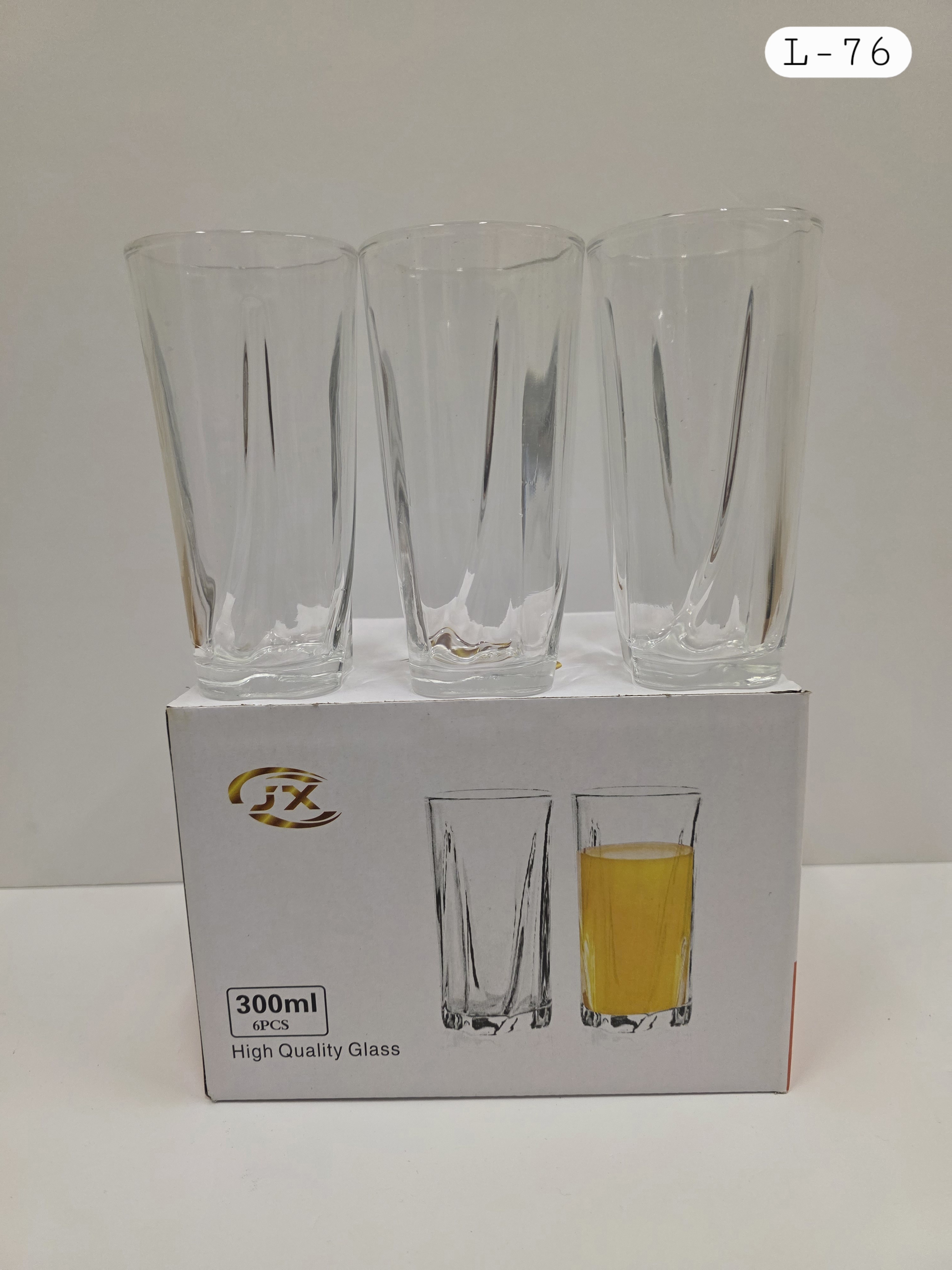 6 Piece Glass Cups