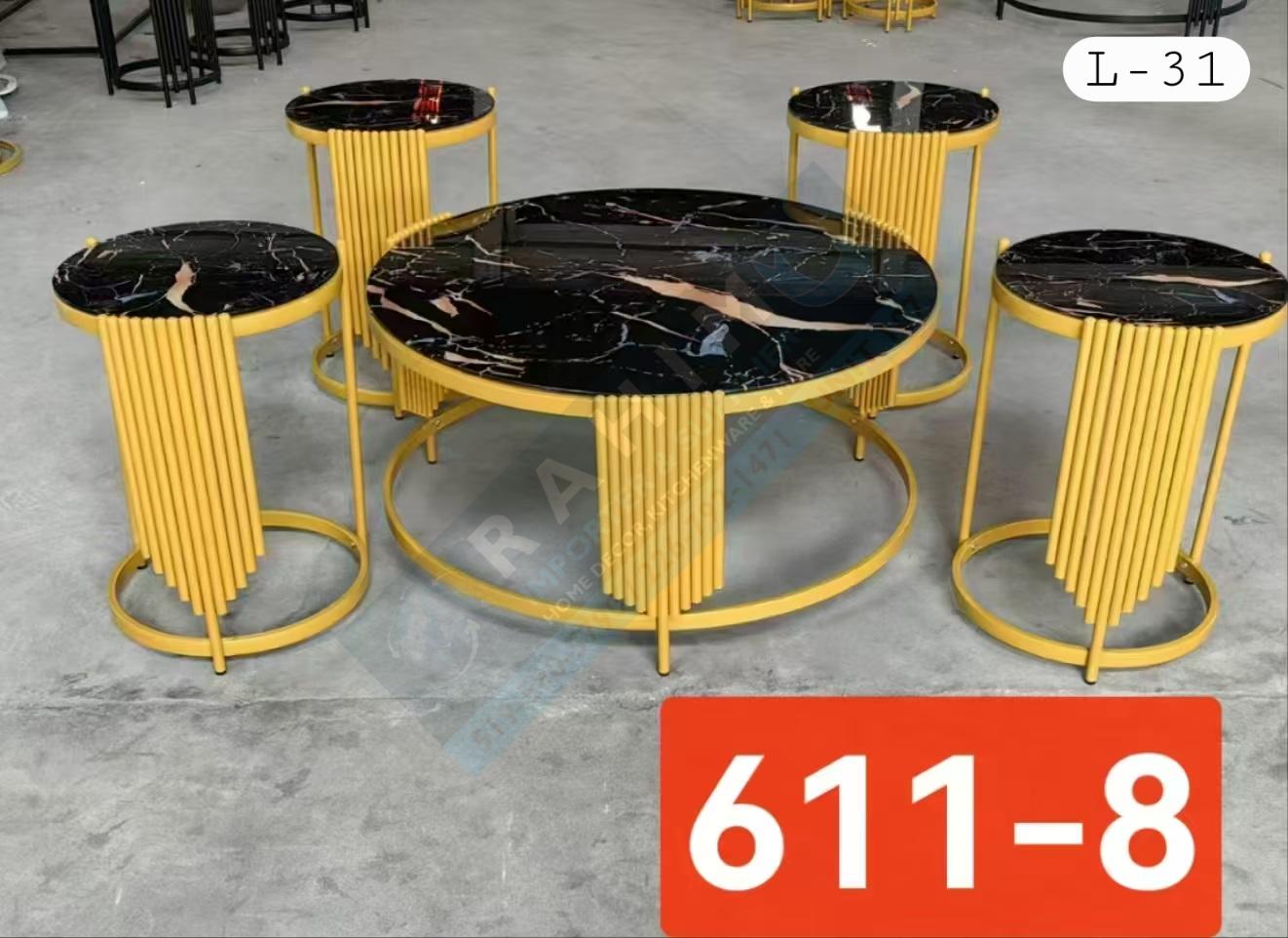 Modern 5 Piece Coffee Table Set