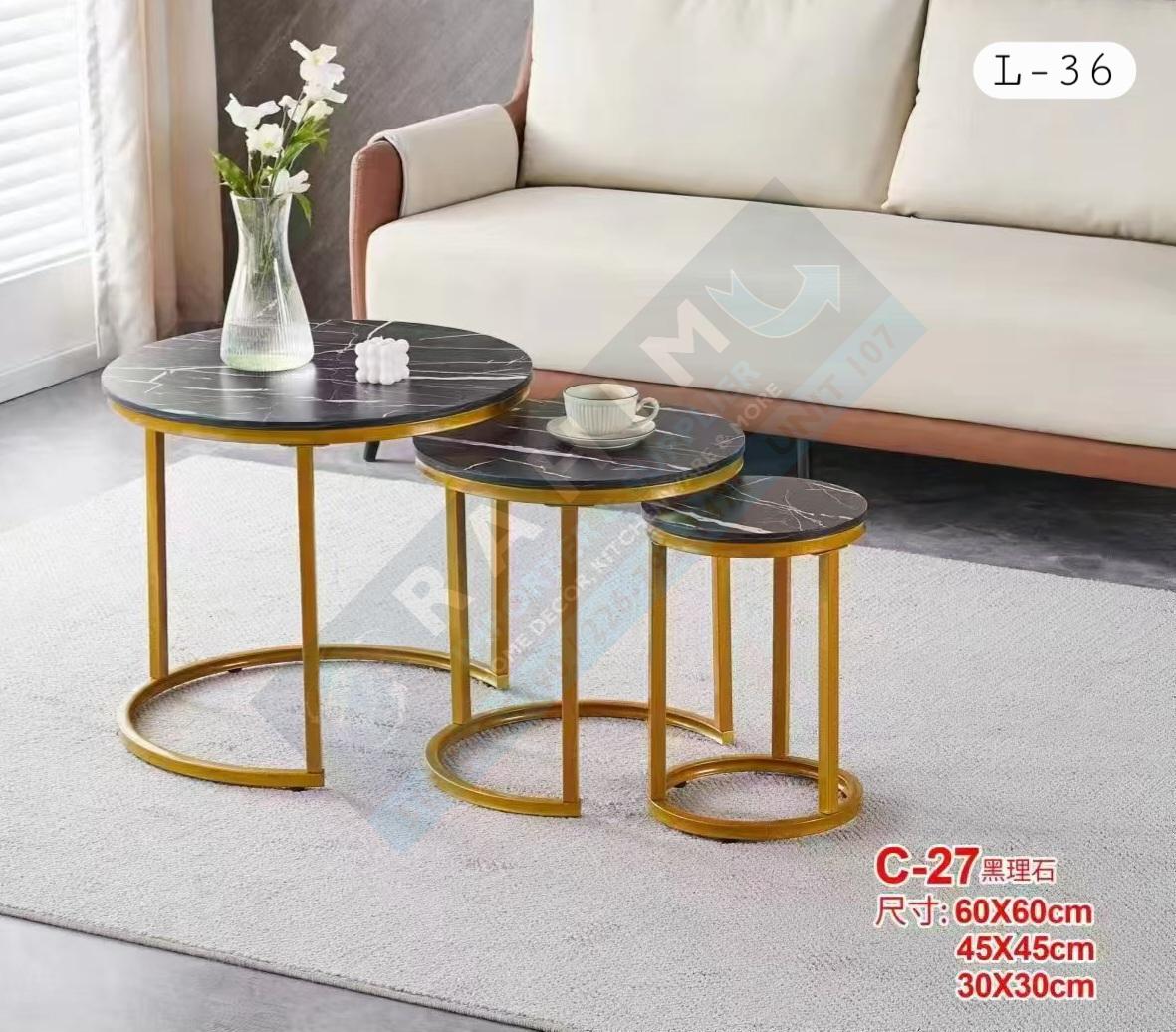 3 Piece Nesting Coffee Table Set