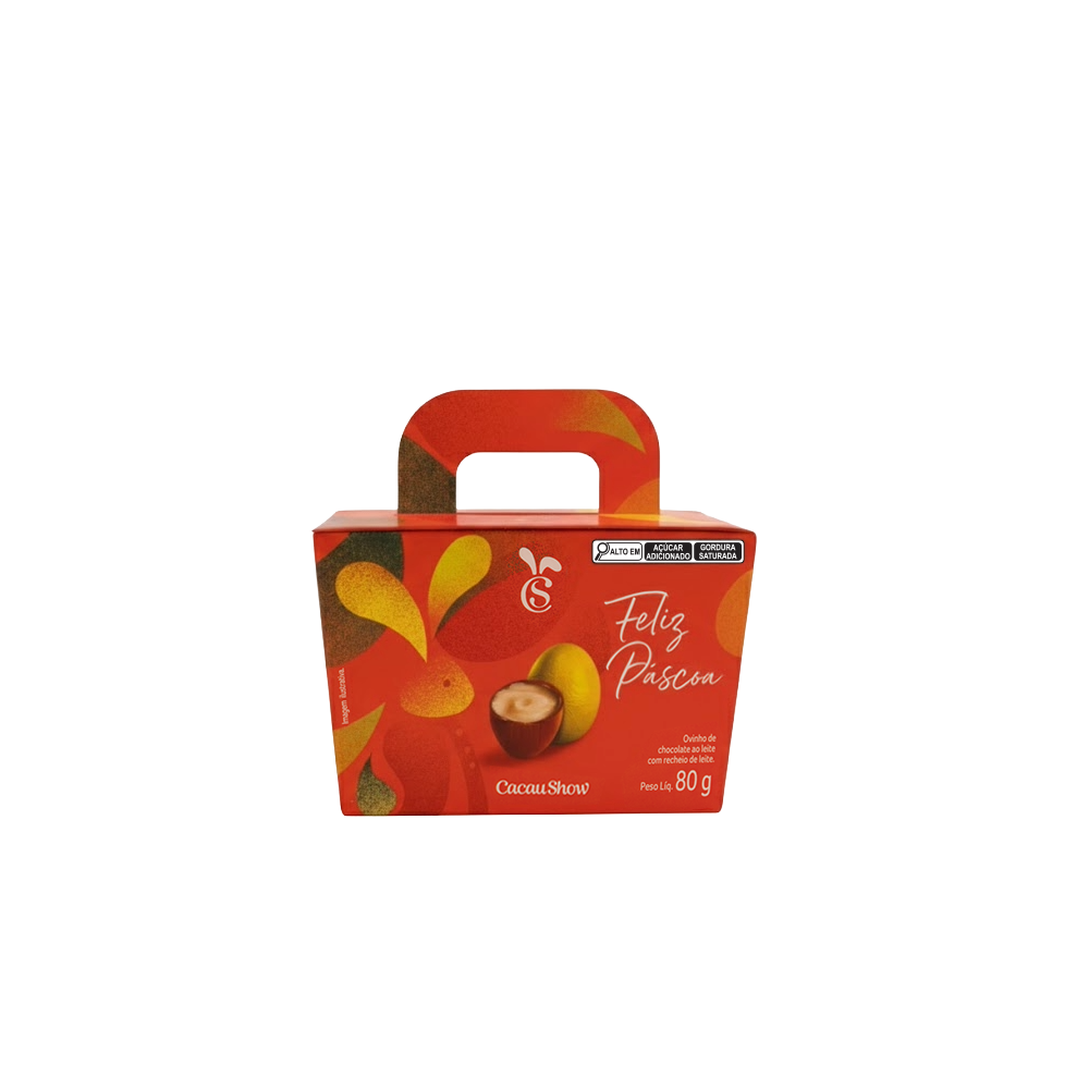 Caixa de Chocolate Cacau Magia Caça aos Ovos 80g