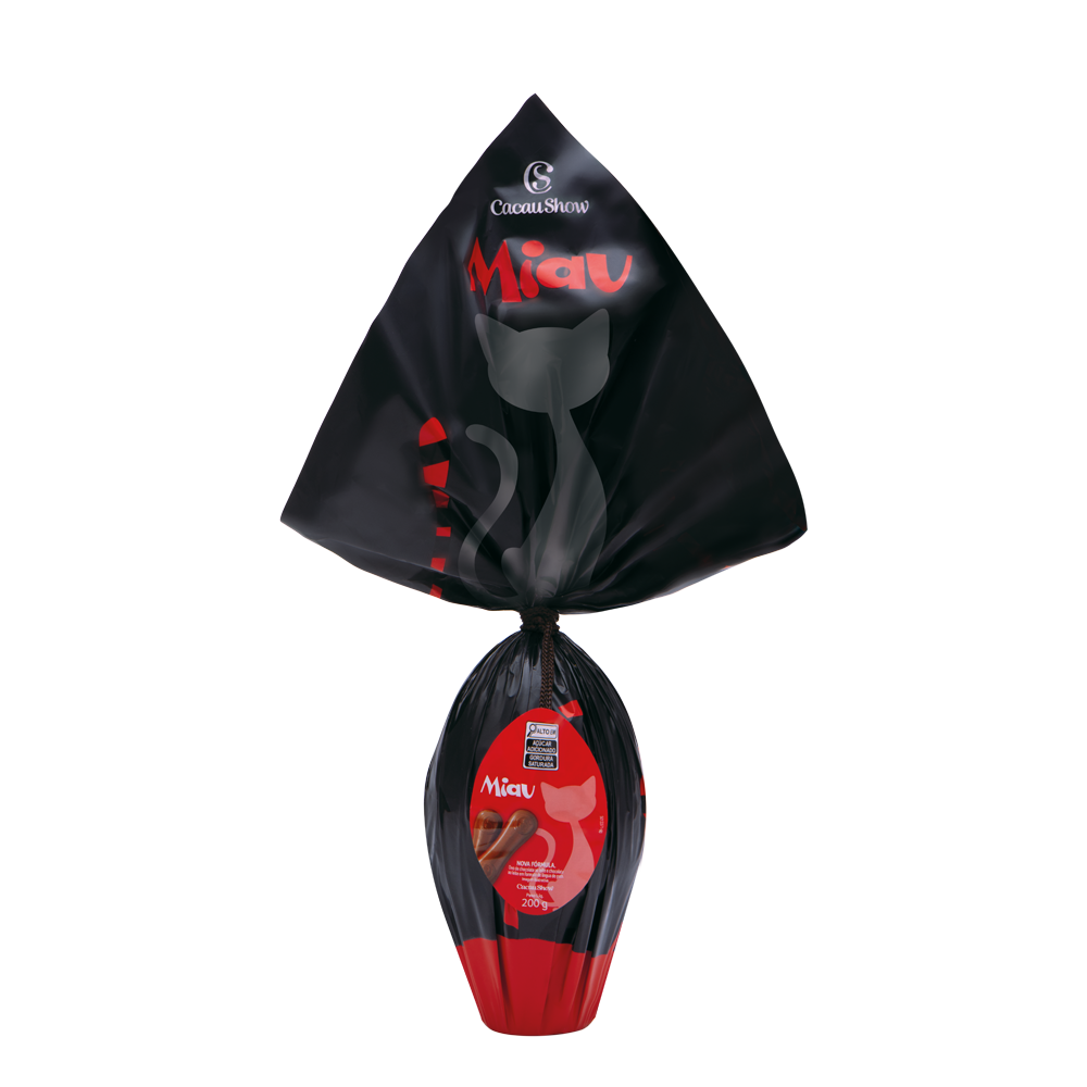 Ovo de Páscoa ao Leite Miau 200g