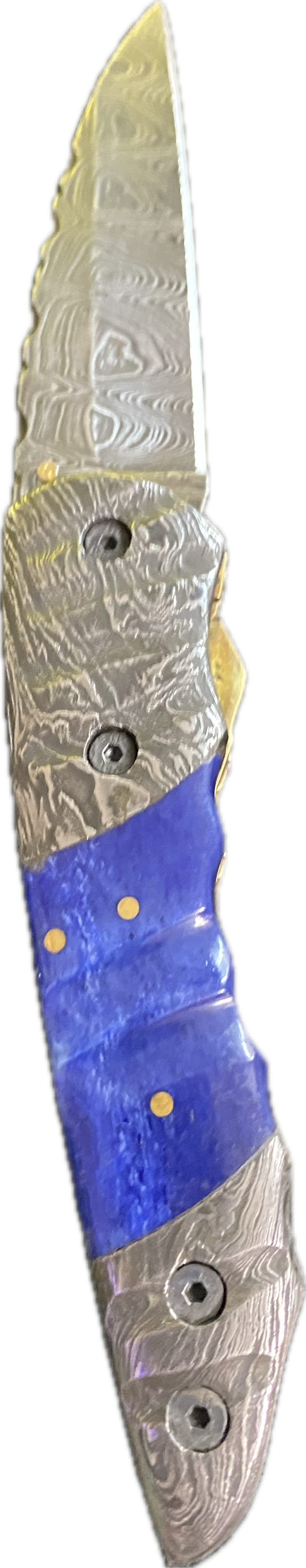 Hand Made Damascus Steel Folding Knife