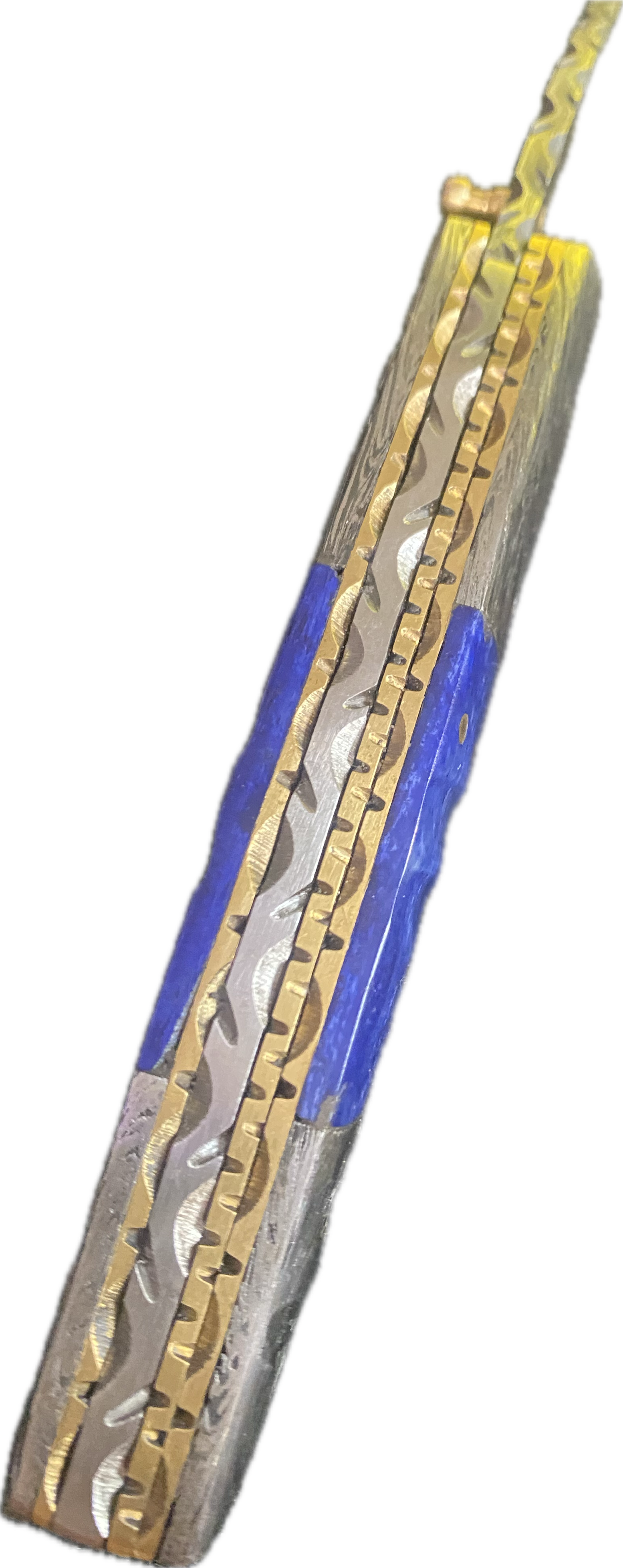 Hand Made Damascus Steel Folding Knife