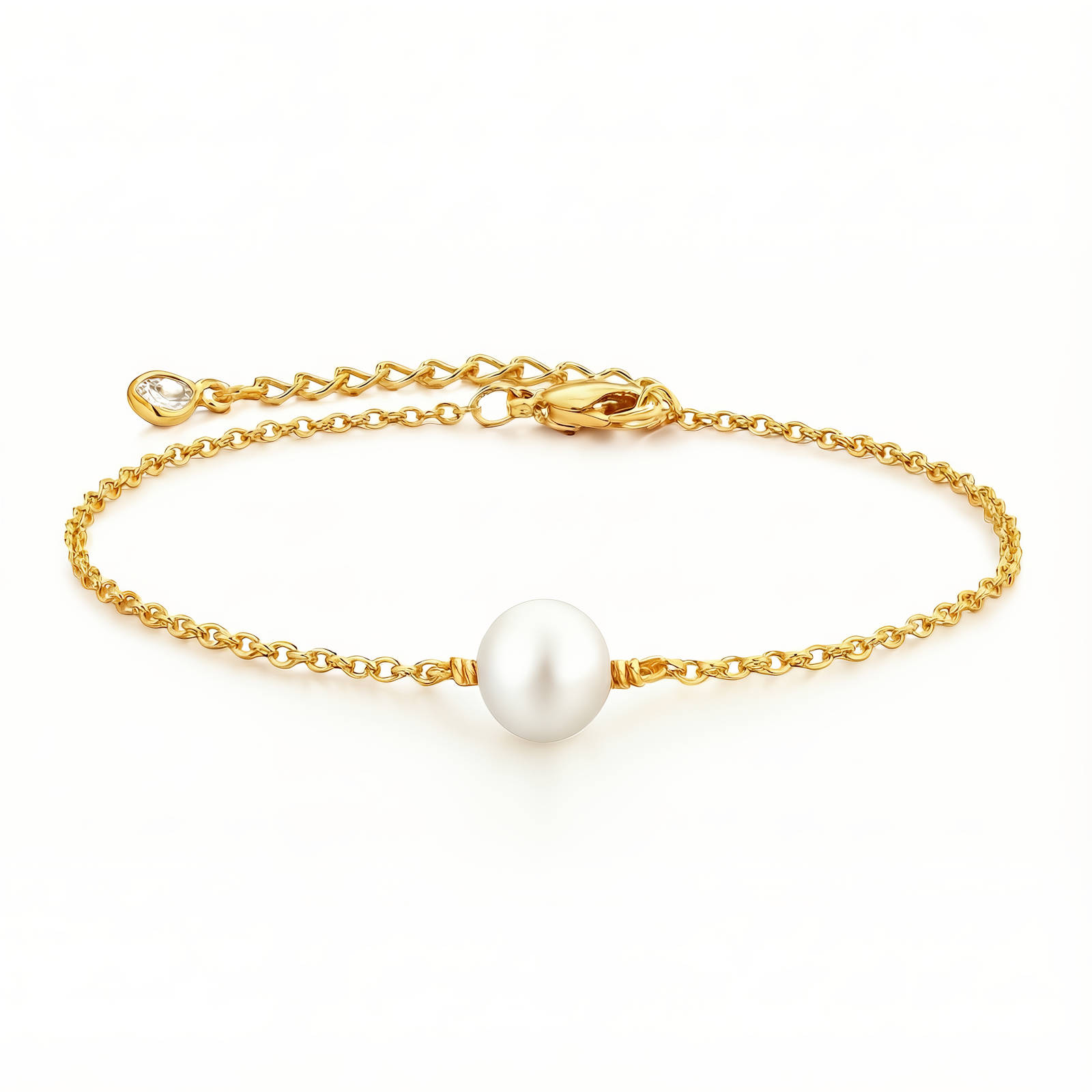 Gold Pearl Bracelet