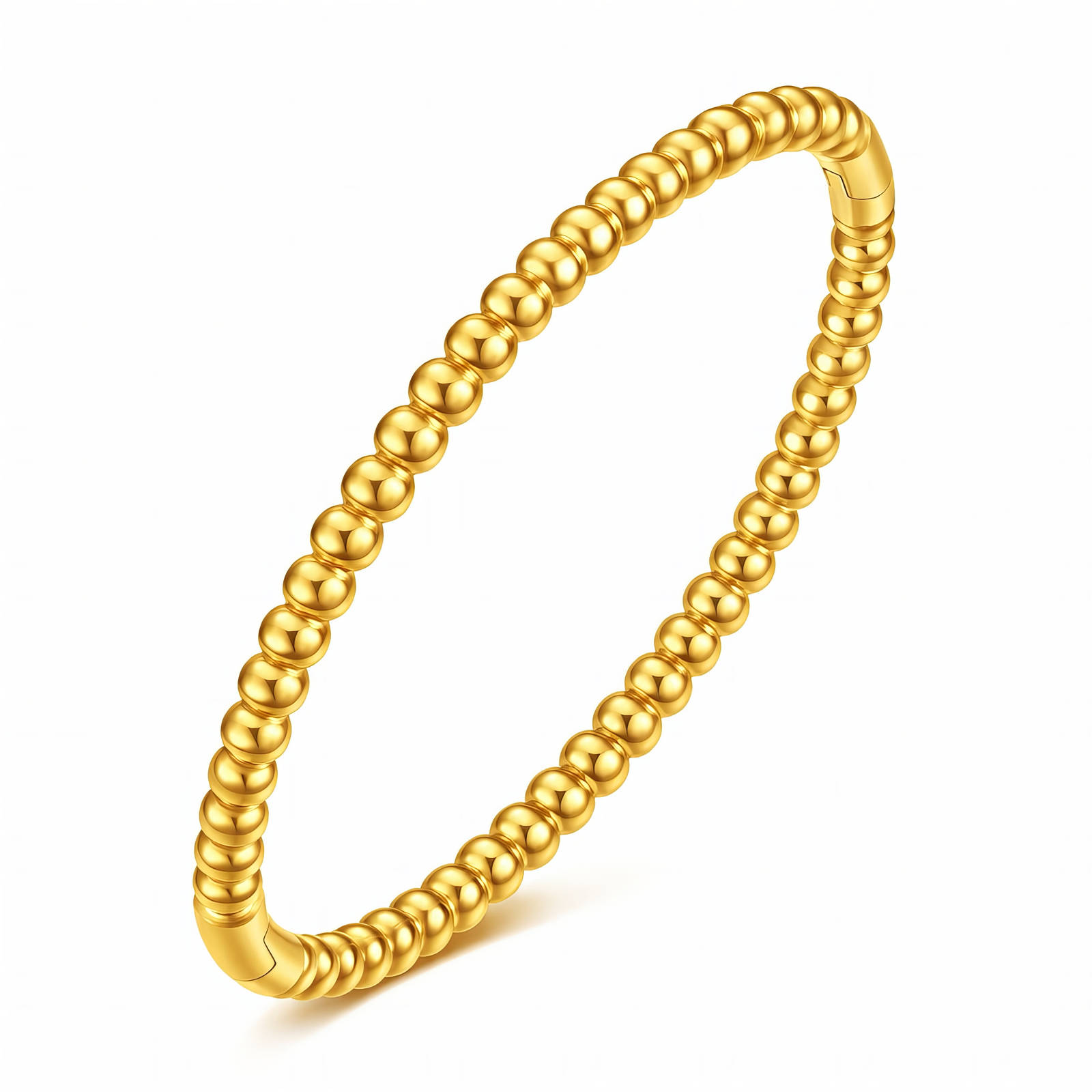 Beaded Gold Bracelet