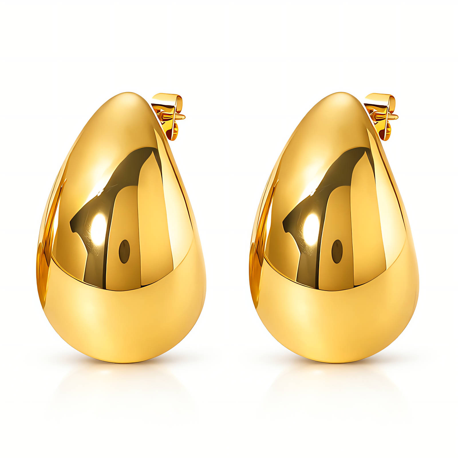 Gold Teardrop Earrings