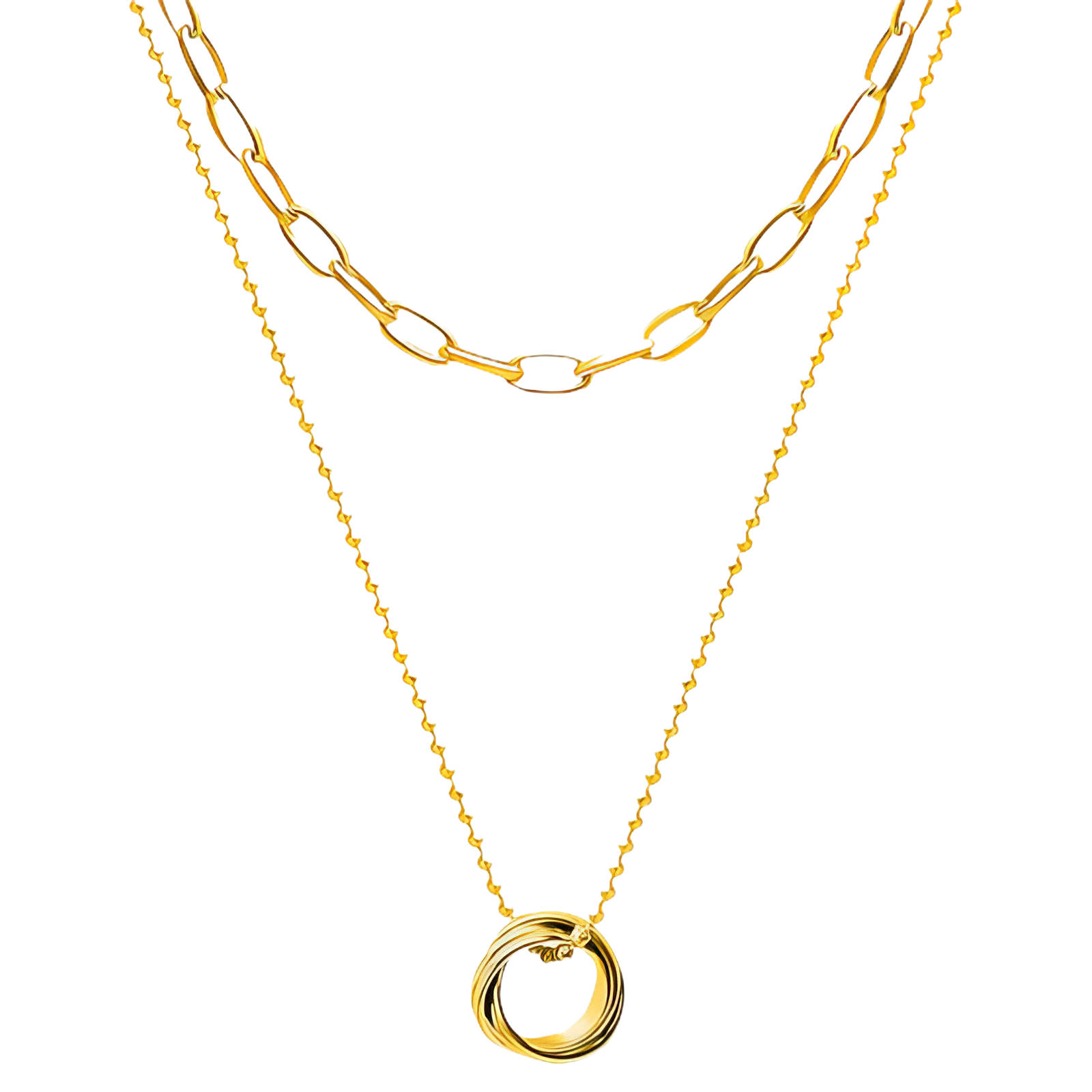 Layered Gold Necklace