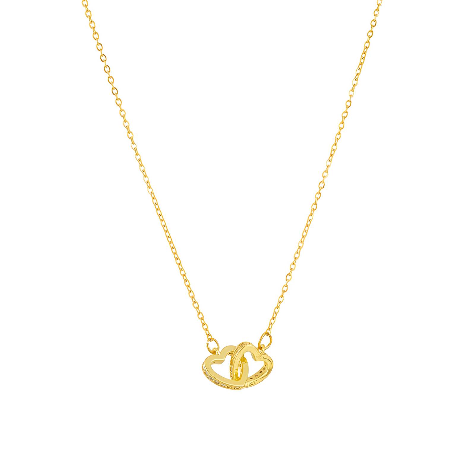 Gold Orbit Pendant Necklace