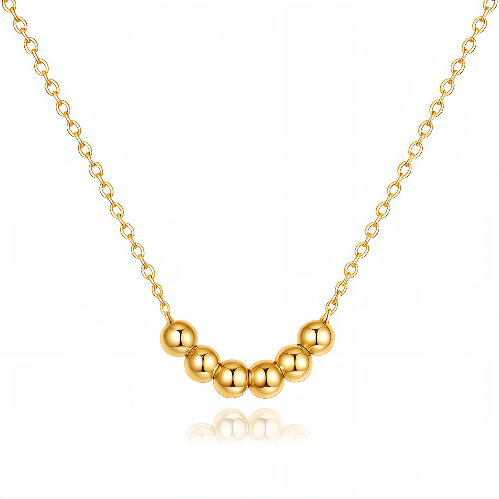 Gold Bead Necklace