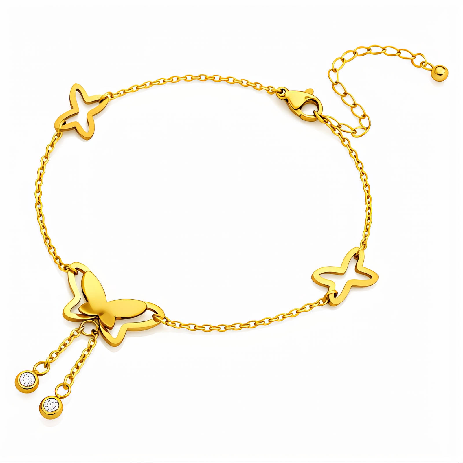 Gold Butterfly Bracelet