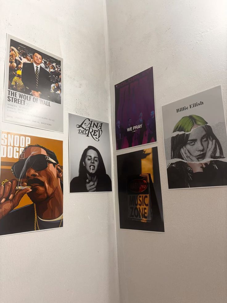 Music & Movie Wall Poster Set