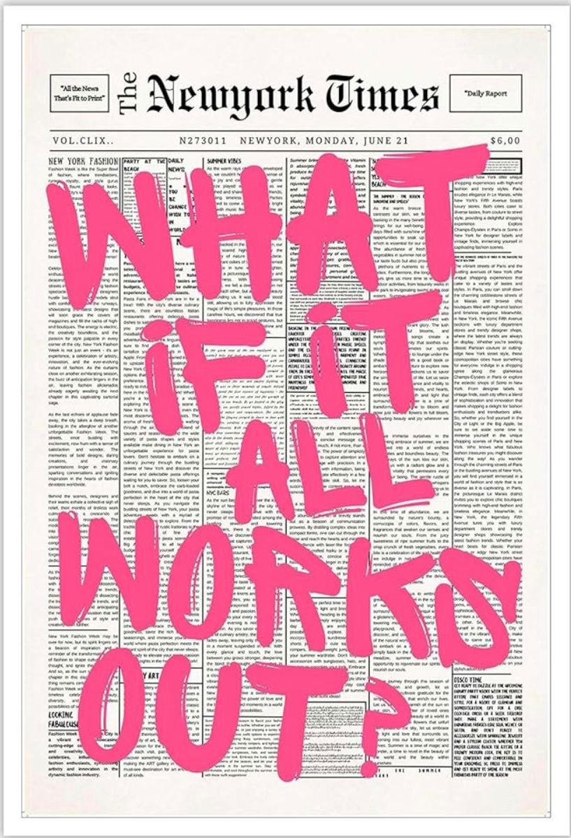 Motivational Wall Art Print