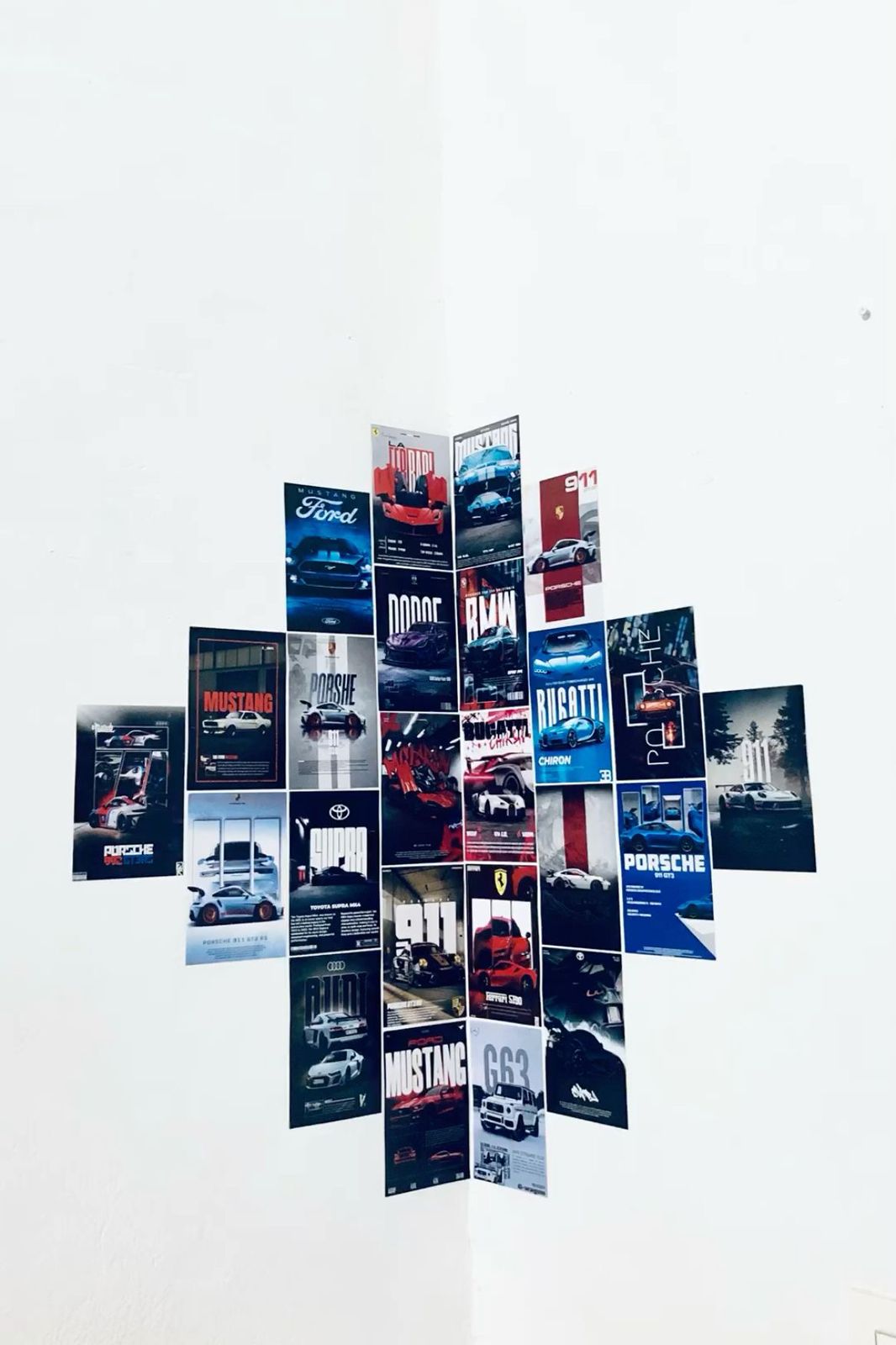 Classic Car Poster Collage