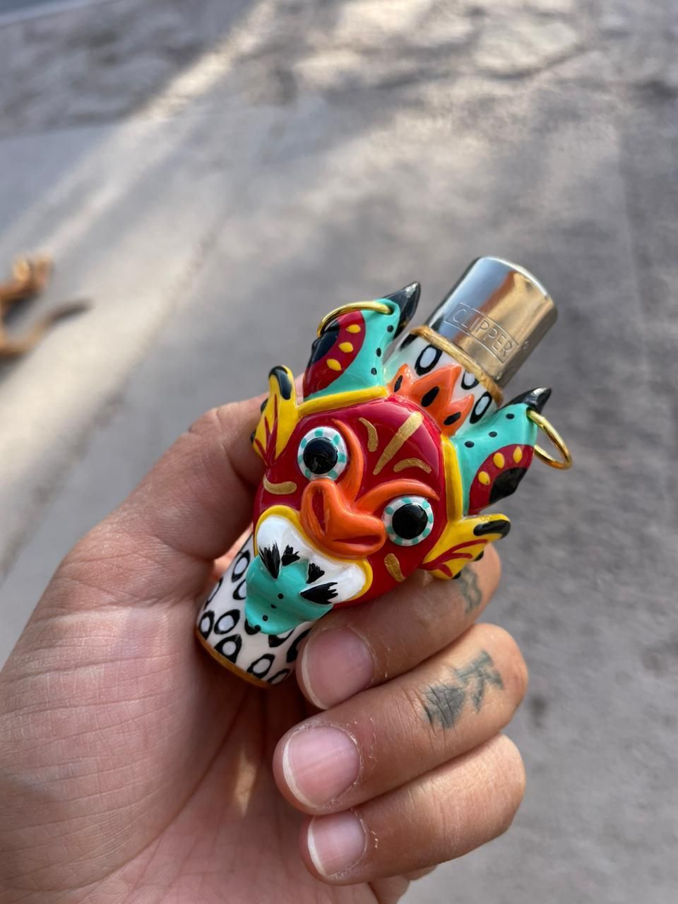 Handcrafted Dragon Lighter Cover