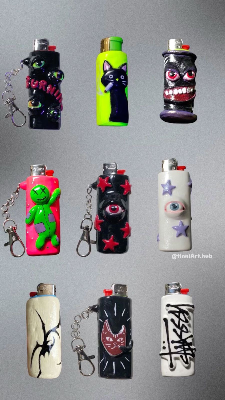 Handcrafted Artistic Lighters