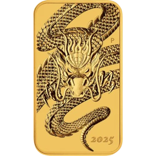Lingote de Oro Dragón 2025