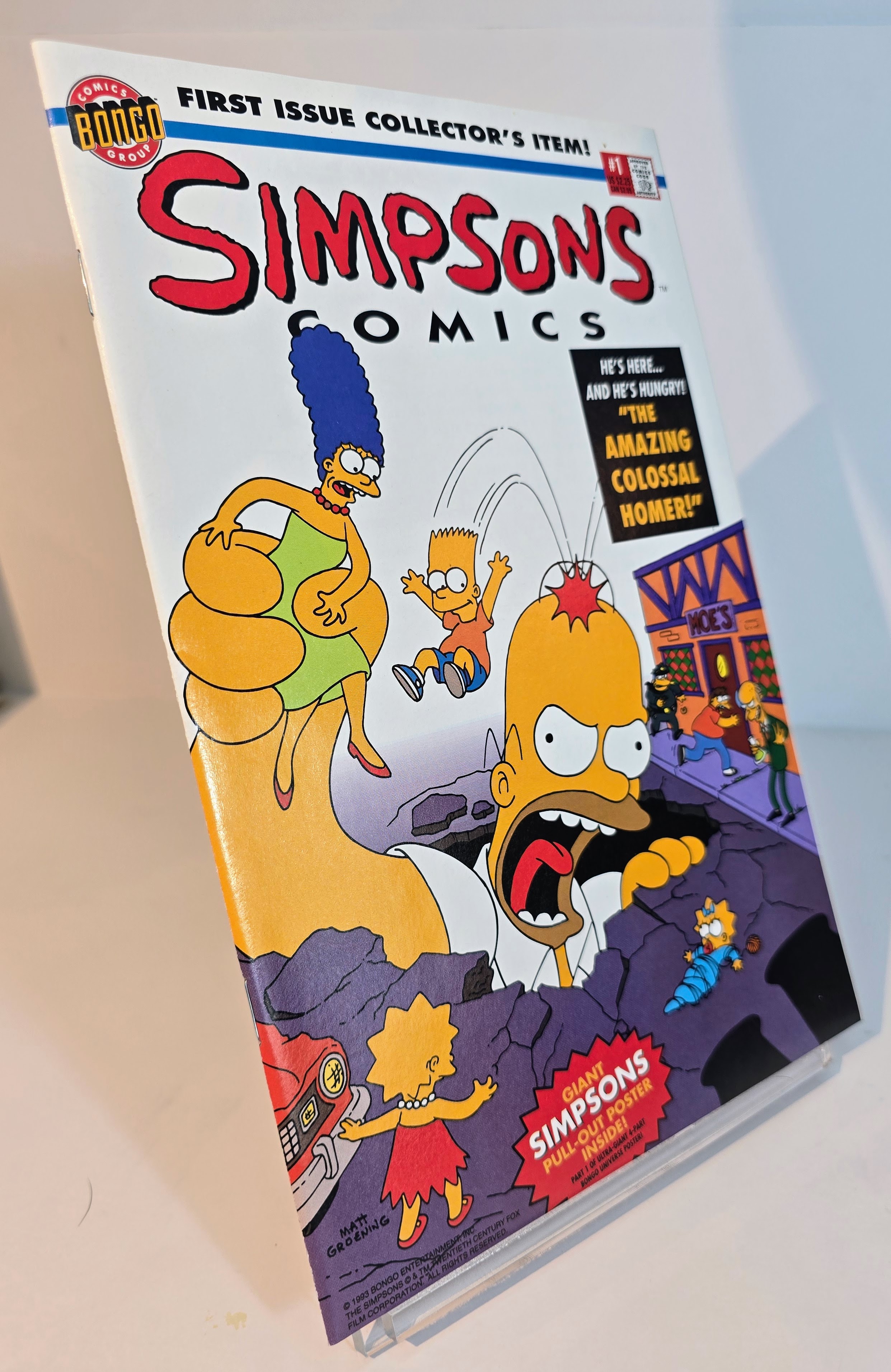 Simpsons Comics #1 & #2 Collector Bundle