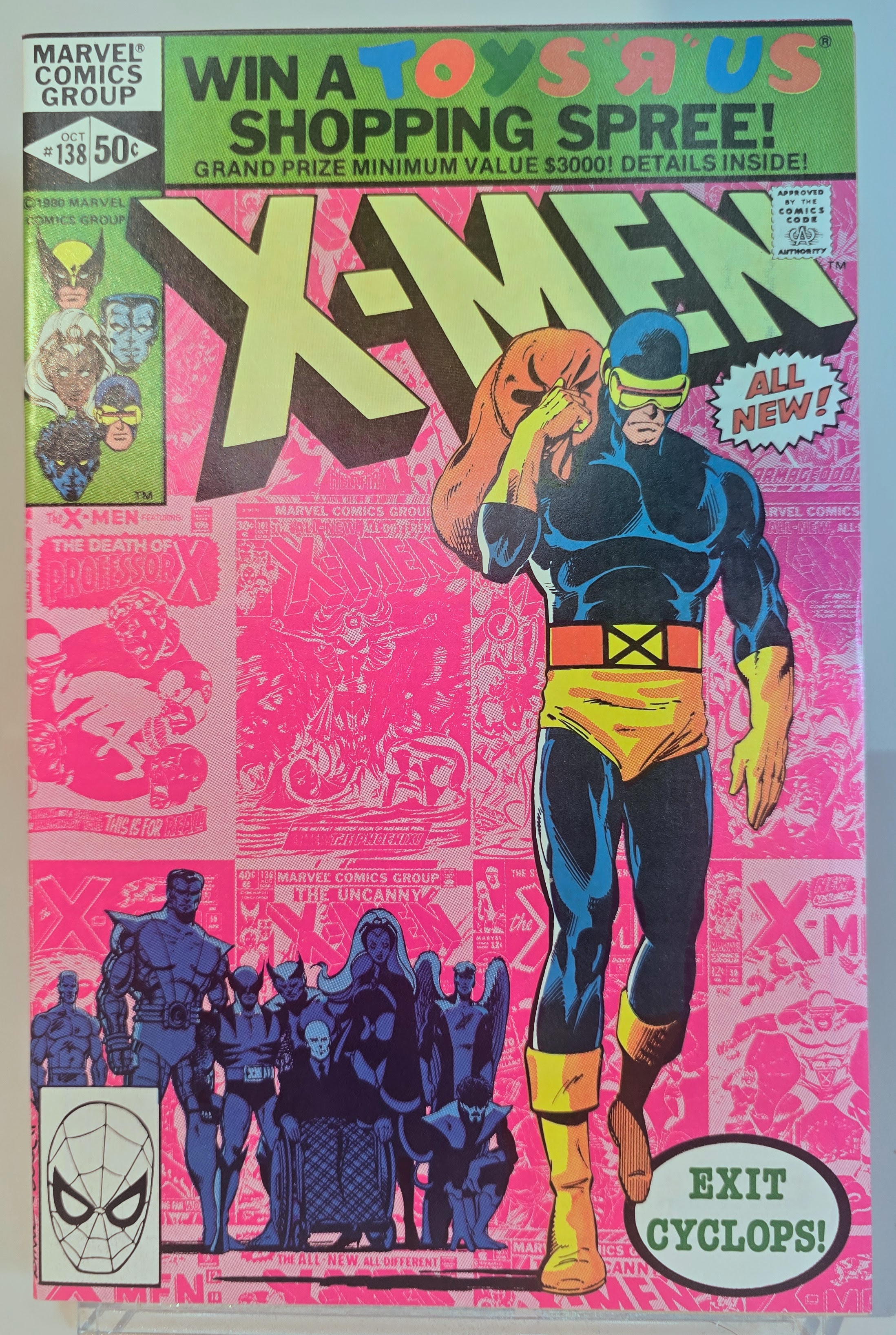 1980 Uncanny X-Men #138 - Direct Edition - Departure of Cyclops - High Grade