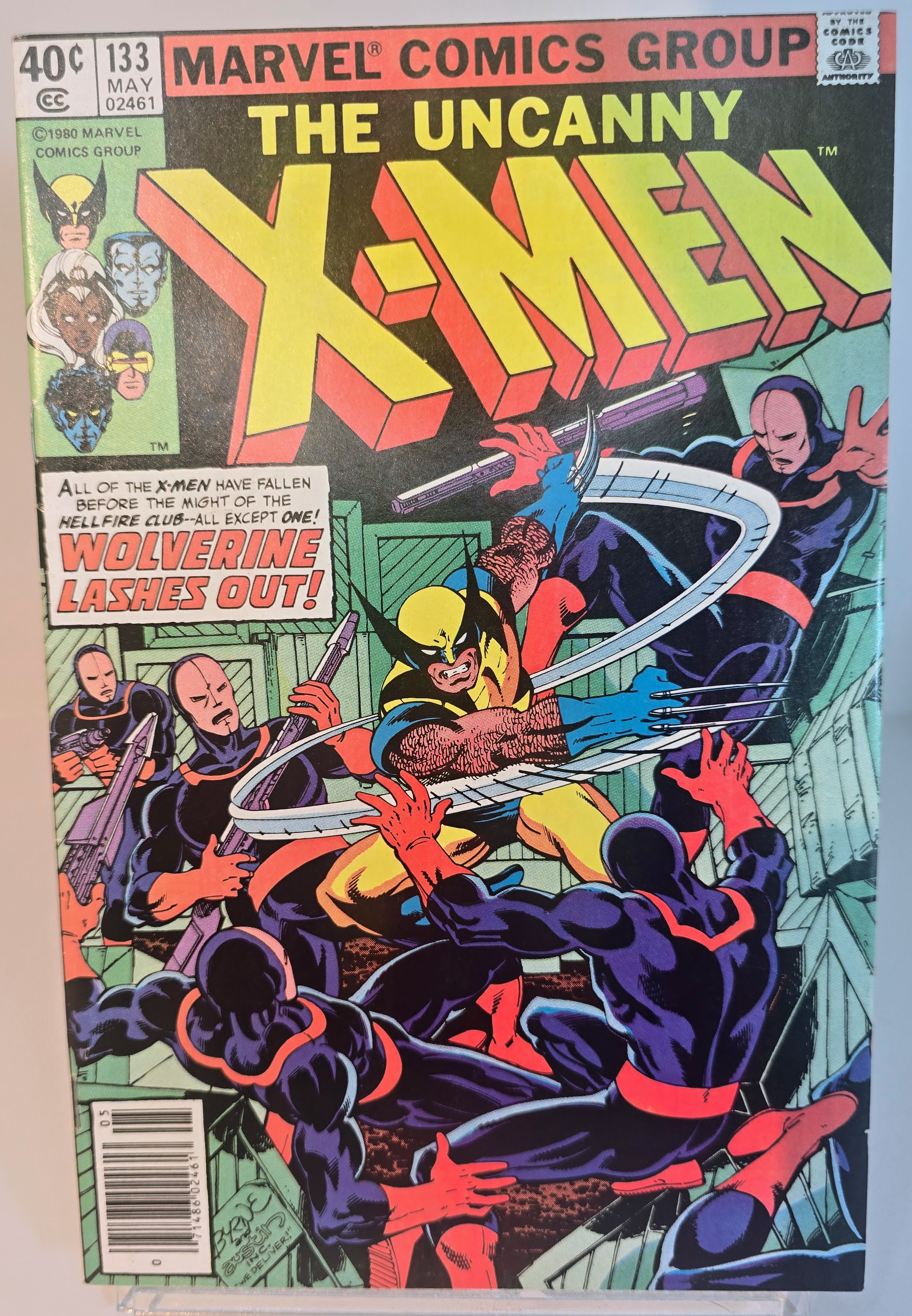 Uncanny X-Men #133 Newsstand - Iconic Wolverine Solo Cover