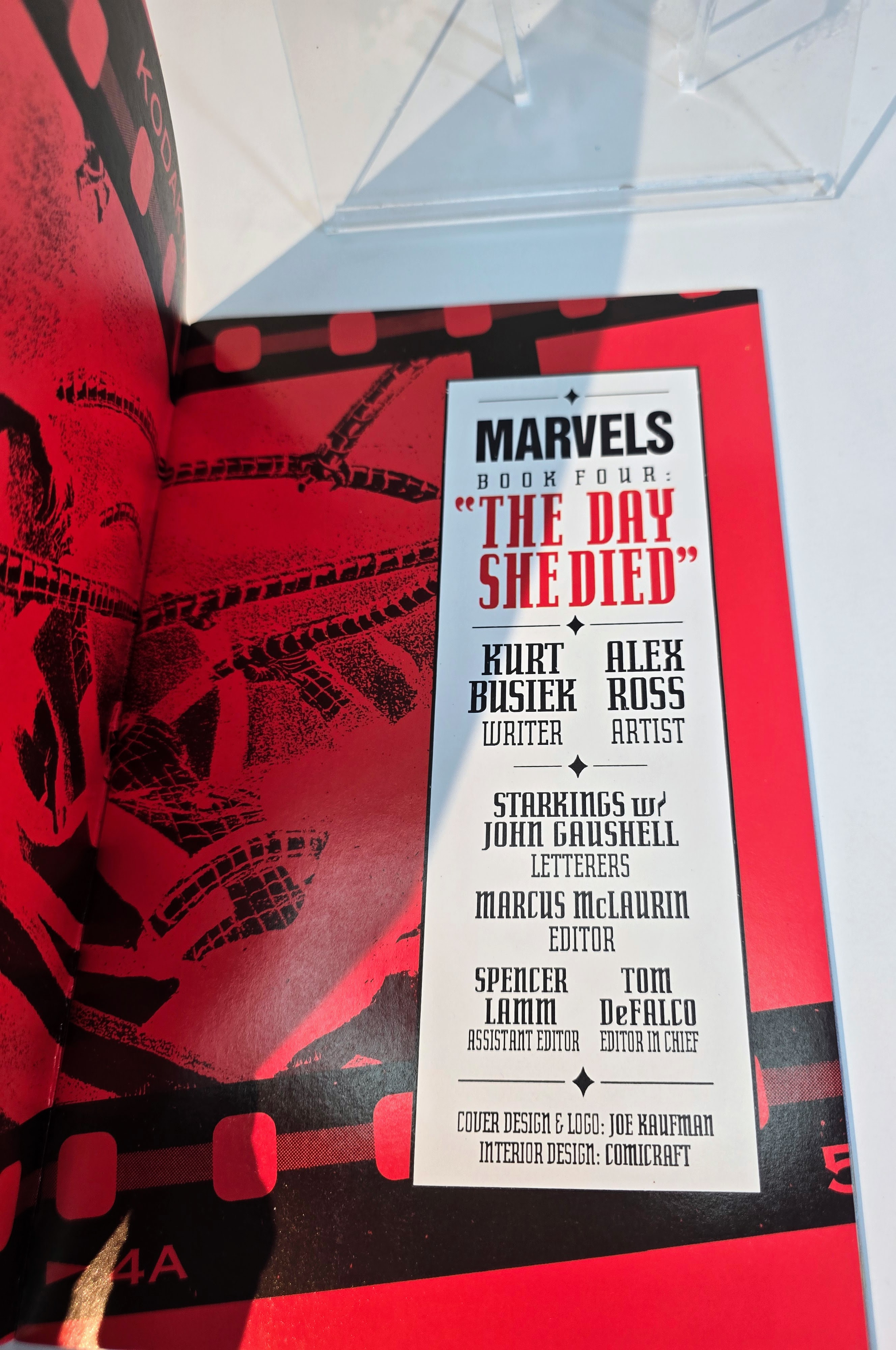 Marvels: The Day She Died Ist Edition