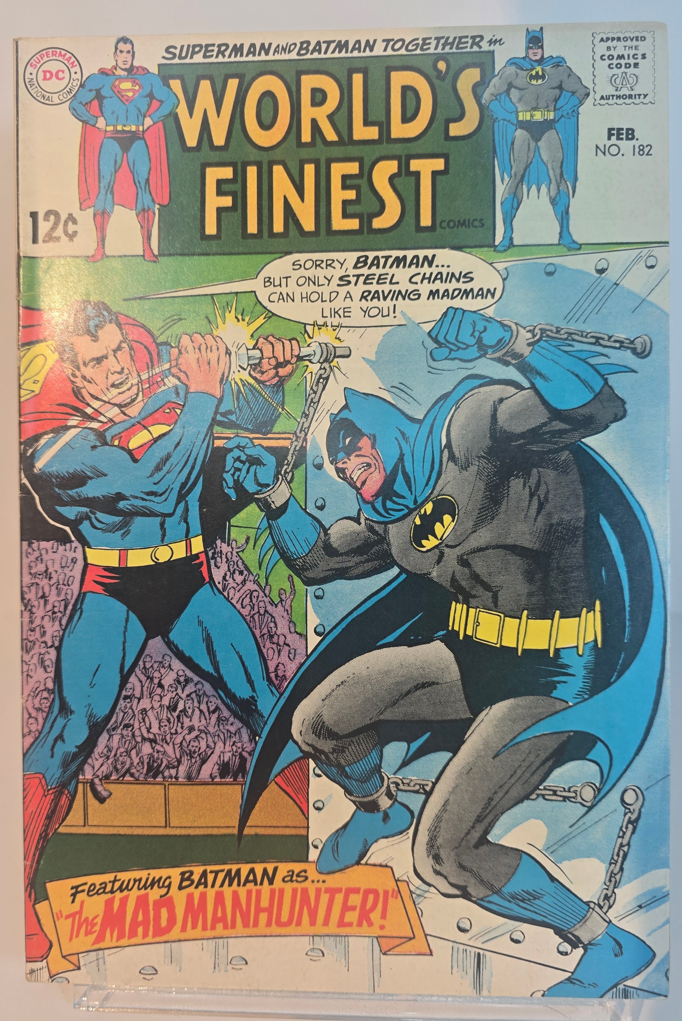 World's Finest Comic #182 NO DEFECTS