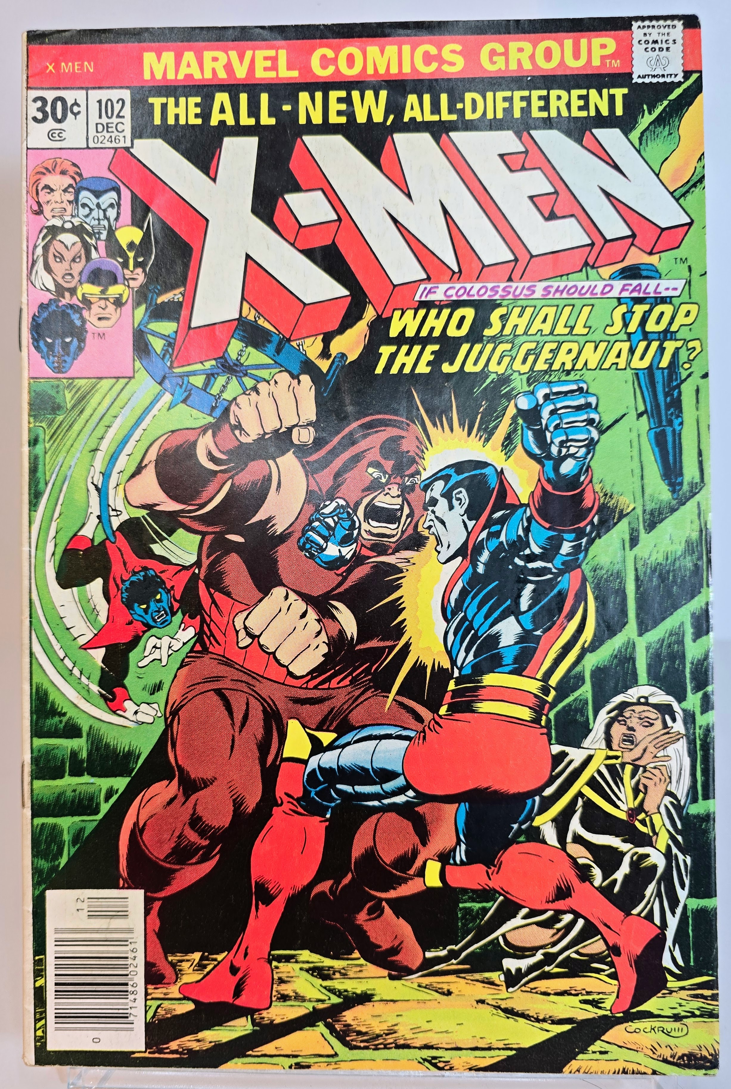 X-Men #102 (1976) - 1st Colossus vs. Juggernaut - Origin of Storm