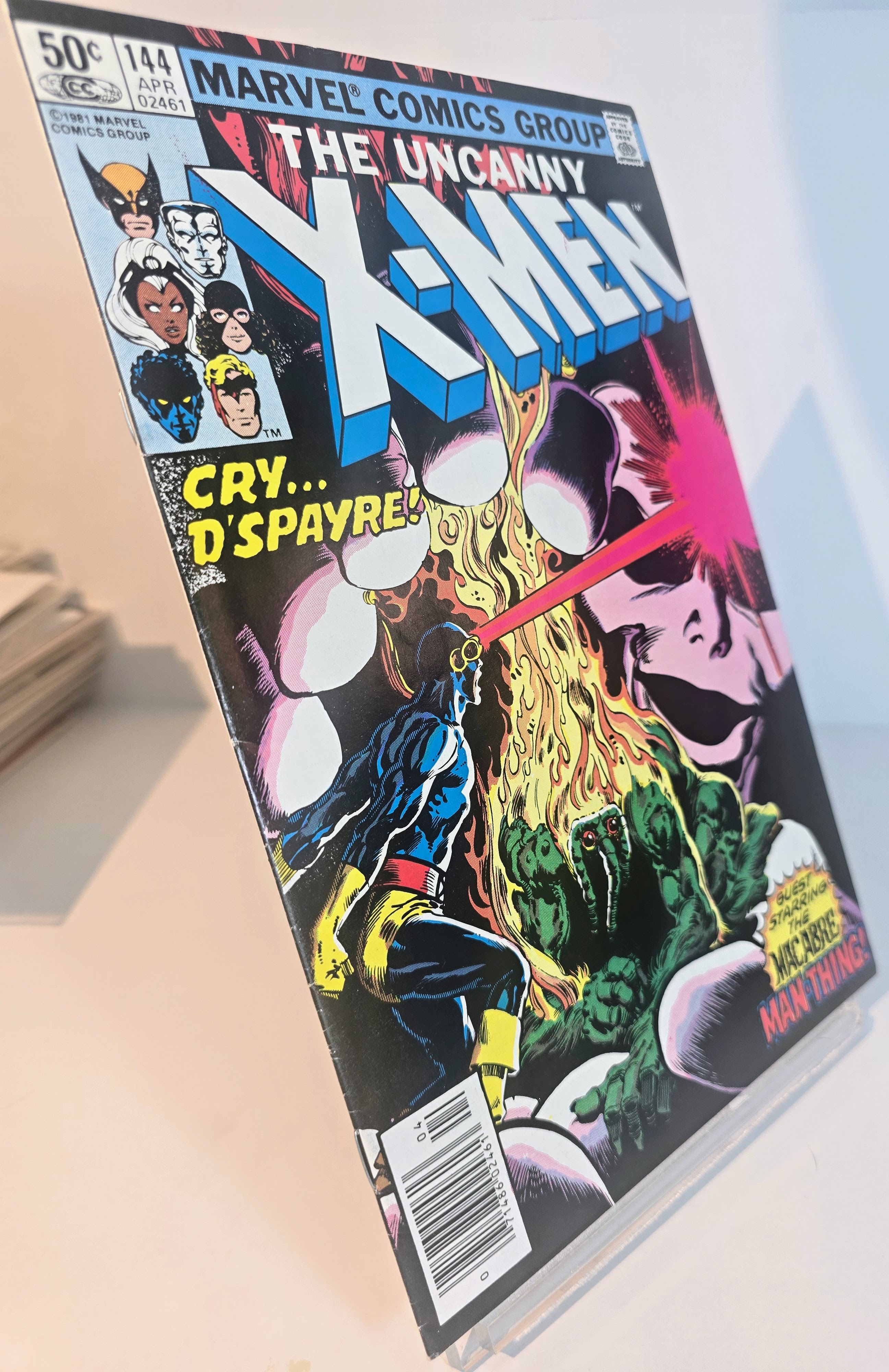 The Uncanny X-Men #144 (1981) - 1st D'Spayre - Cyclops vs. Man-Thing